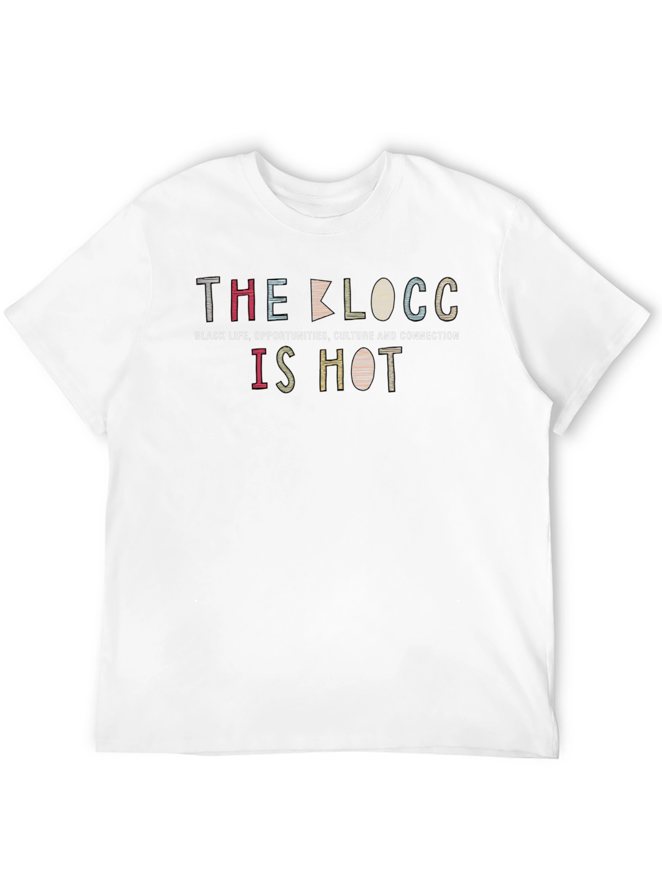 THE BLOCC is HOT Graphic Tee - Black