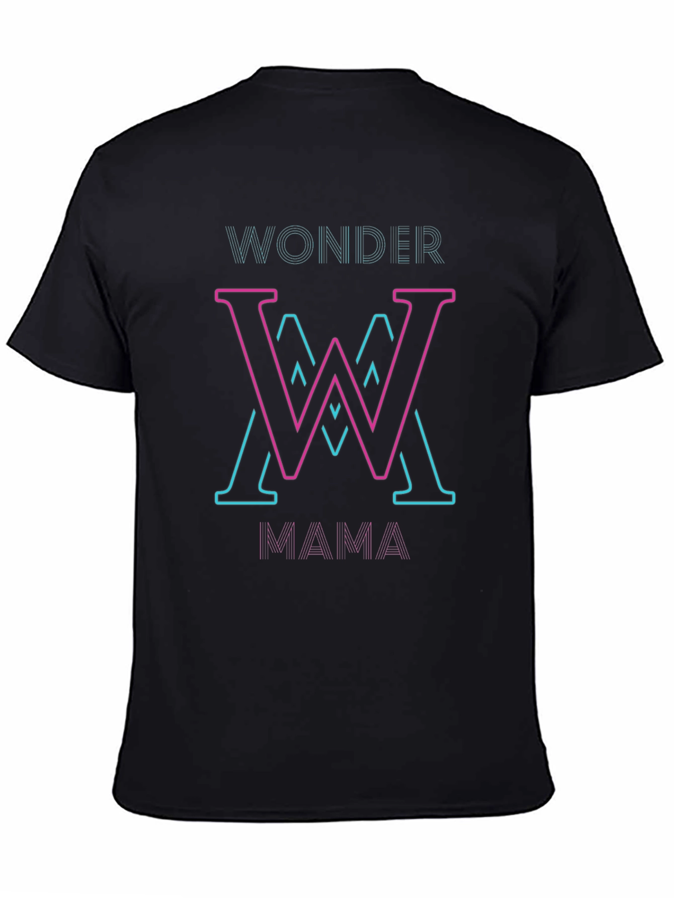 Wonder Mama T-Shirt - Stylish Neon Design