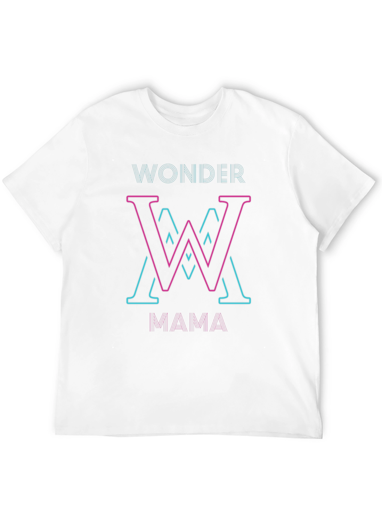 Wonder Mama T-Shirt - Stylish Neon Design