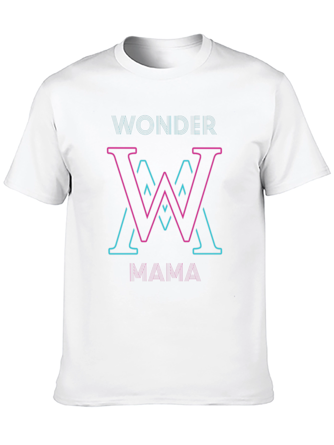 Wonder Mama T-Shirt - Stylish Neon Design