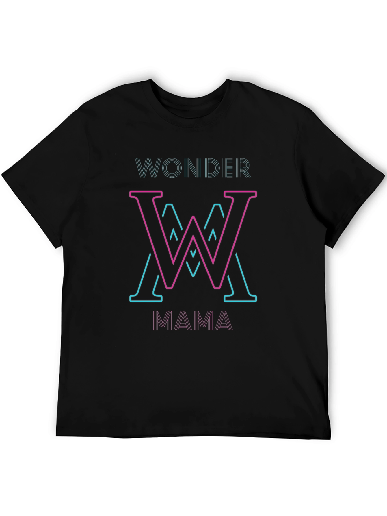 Wonder Mama T-Shirt - Stylish Neon Design