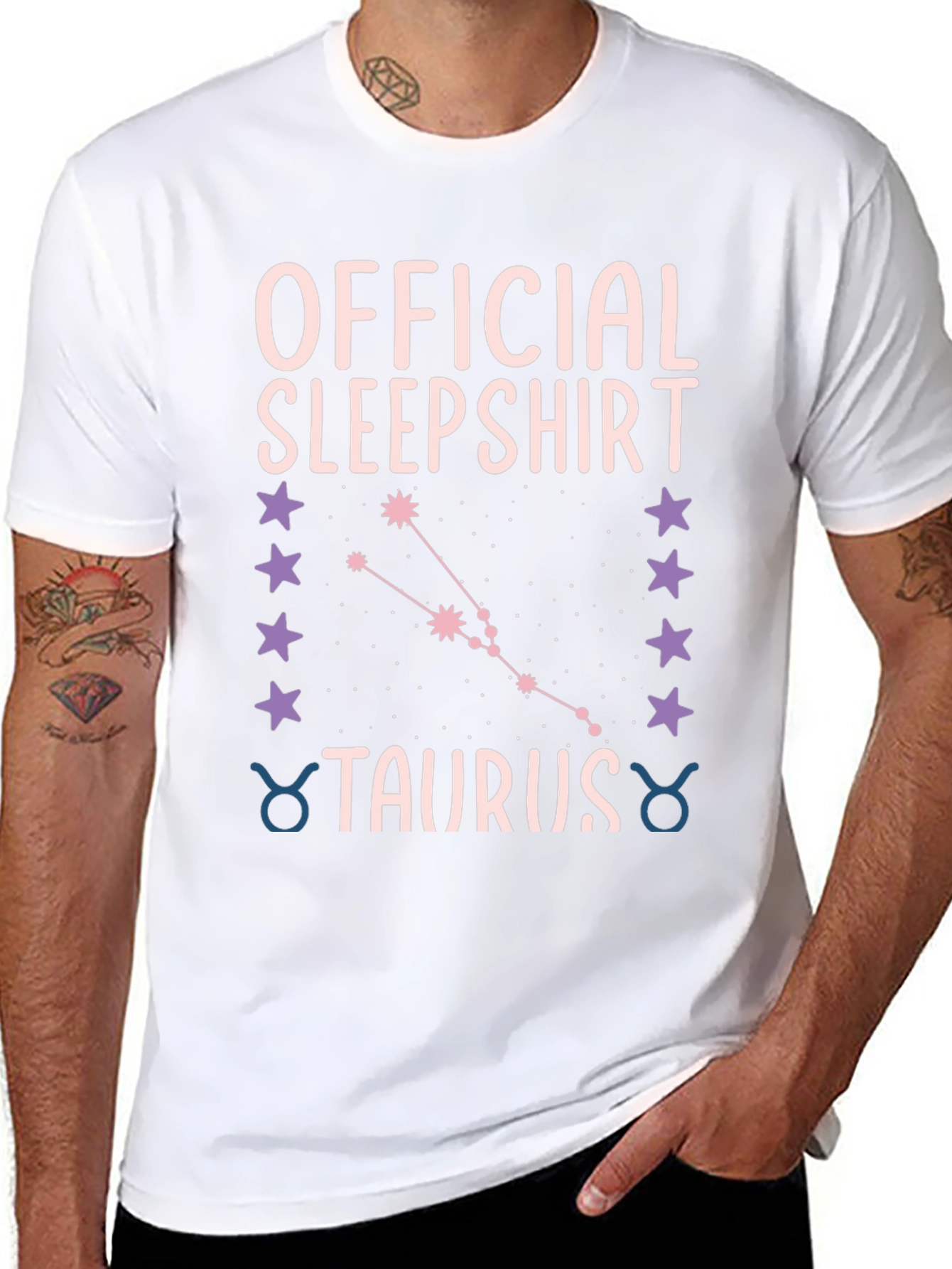 Taurus Zodiac Sleepshirt Constellation Tee