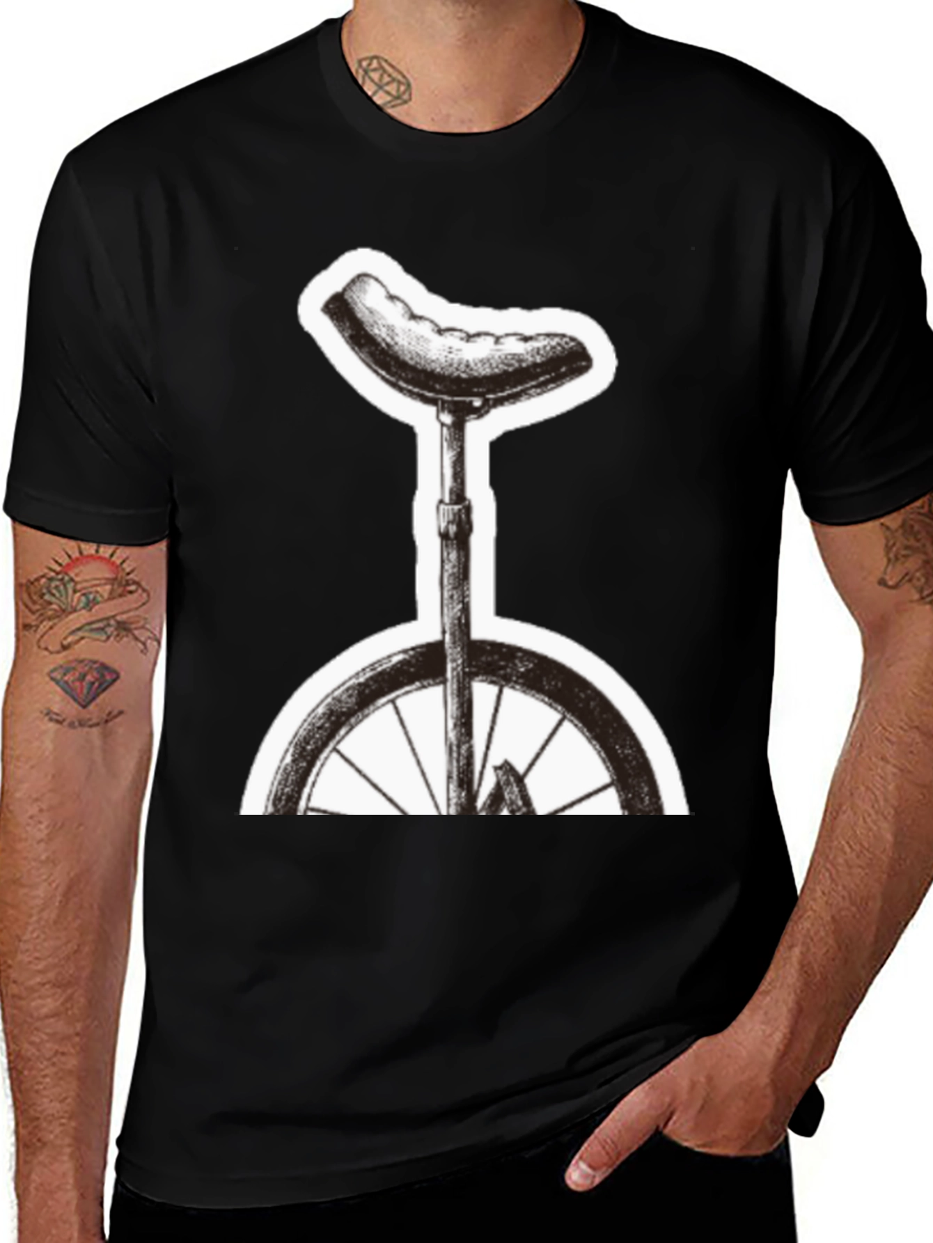 Unicycle Graphic Tee - Ride in Style!