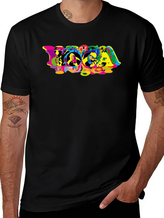 VOCA Colorful Graphic T-Shirt - Trendy Casual Wear