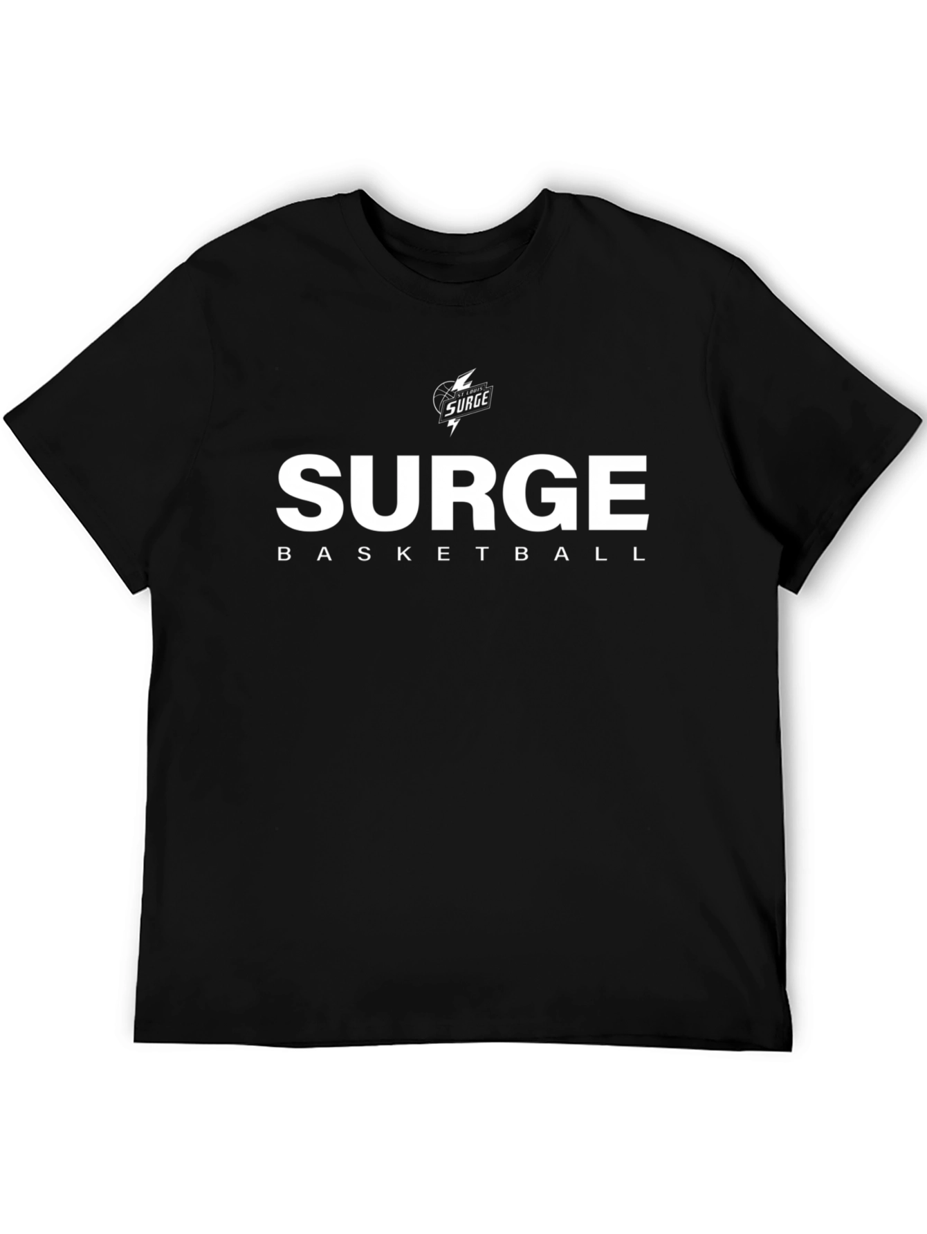 Surge Basketball Black Graphic T-Shirt