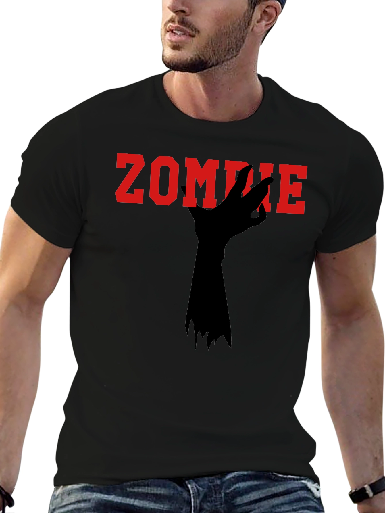 Zombie Hand Graphic Tee - Spooky Season