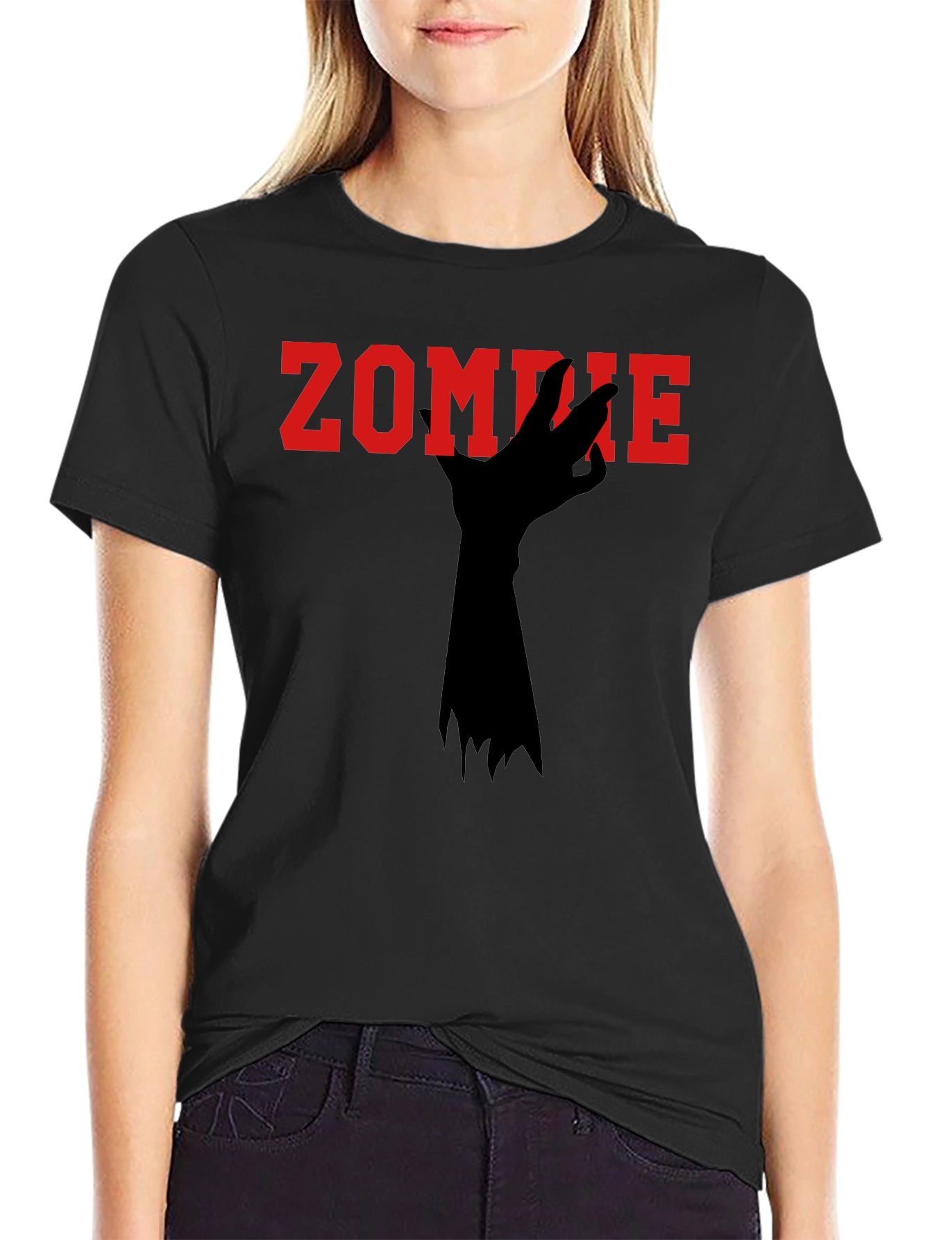 Zombie Hand Graphic Tee - Spooky Season