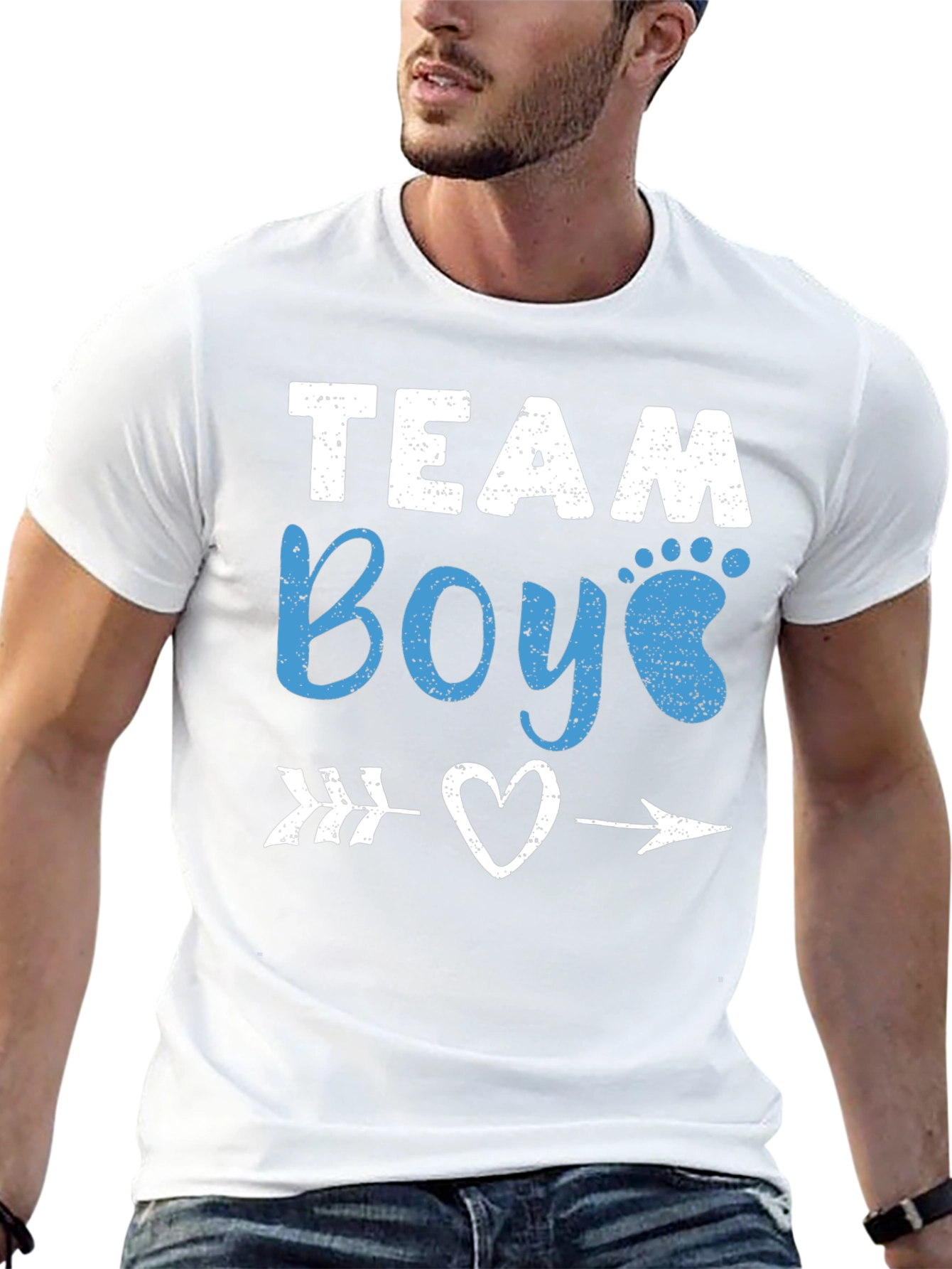 Team Boy T-Shirt - Baby Shower Gender Reveal Tee