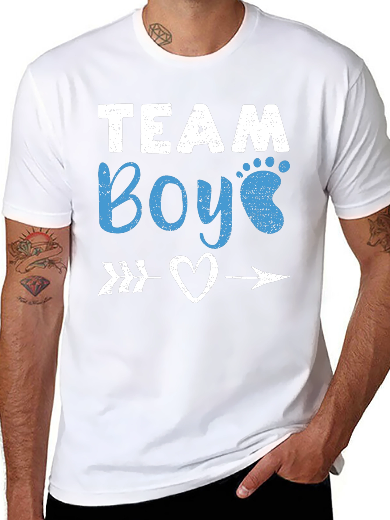 Team Boy T-Shirt - Baby Shower Gender Reveal Tee