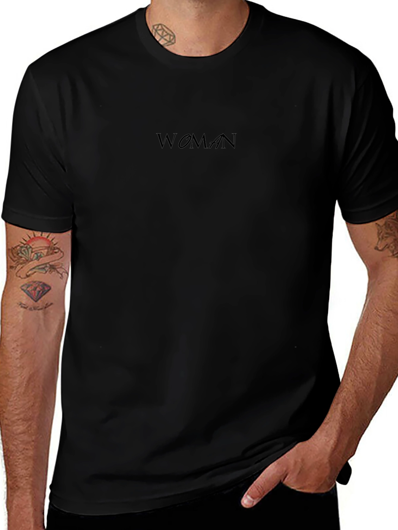 Woman Graphic Black T-Shirt