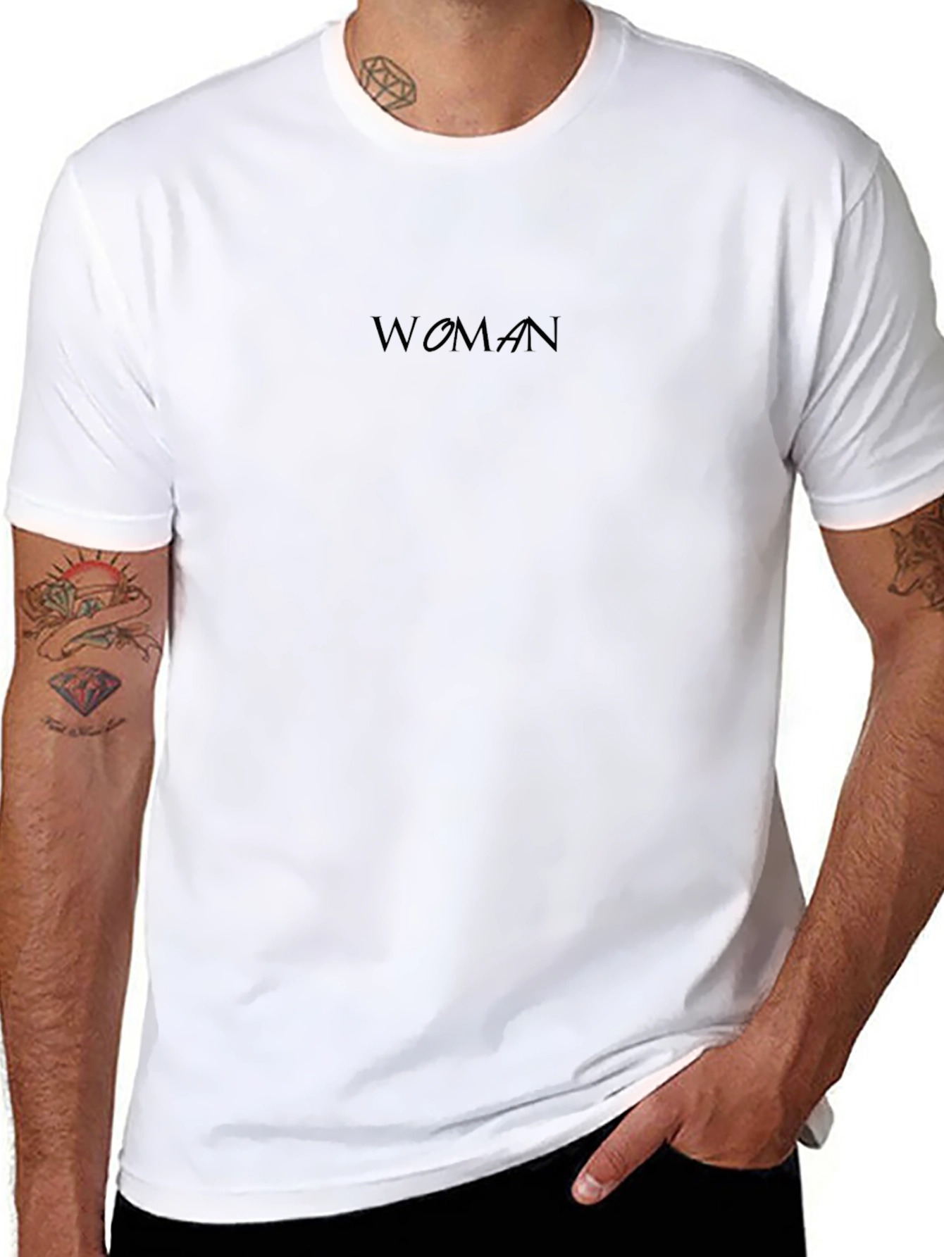 Woman Graphic Black T-Shirt