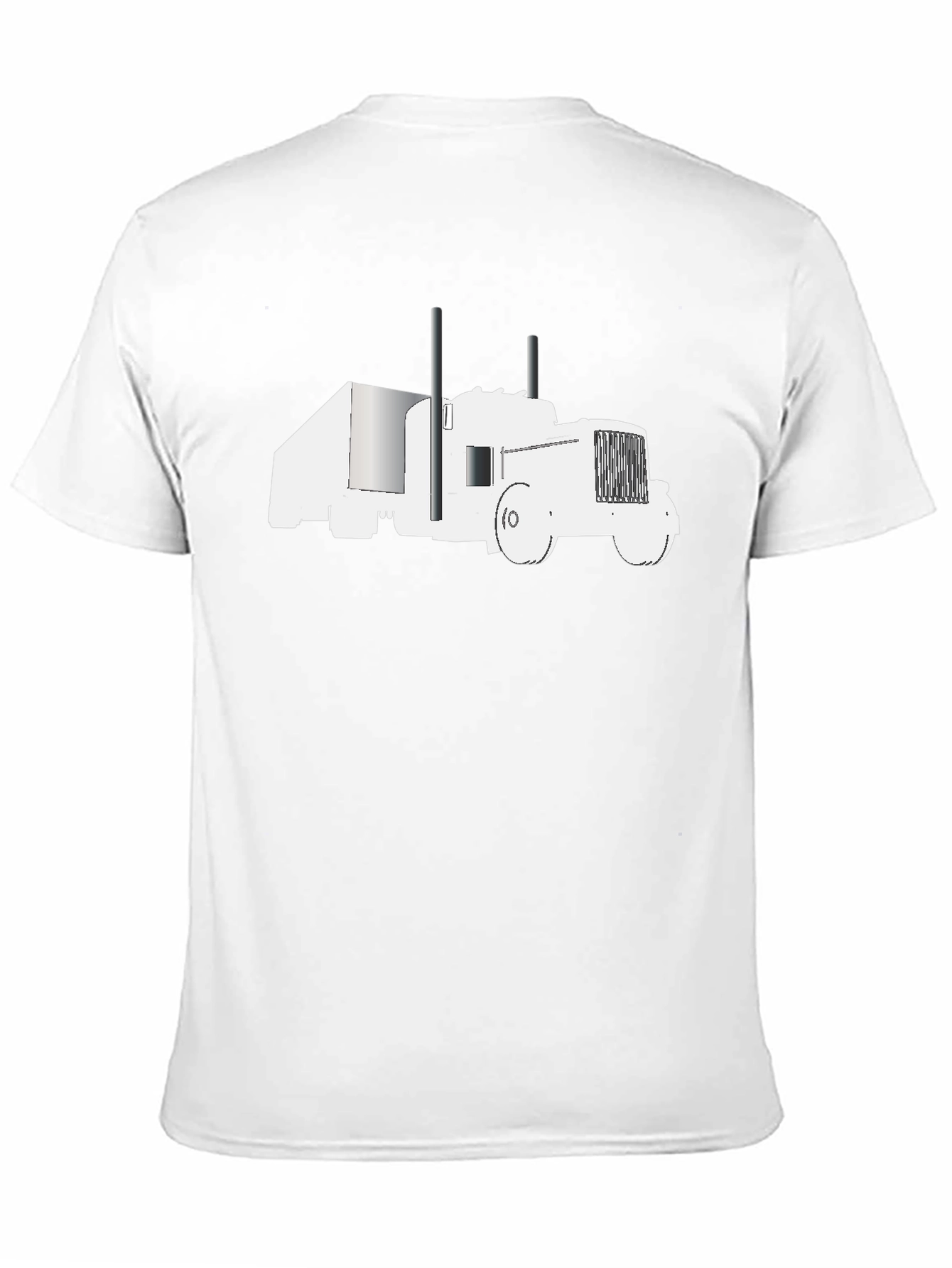 Truck Graphic Tee - Black Cotton Comfort