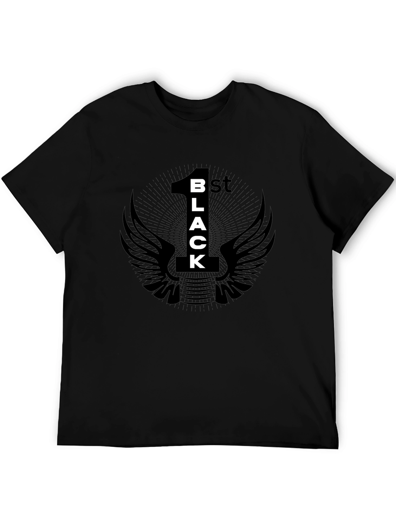 1st Black T-Shirt Graphic Tee