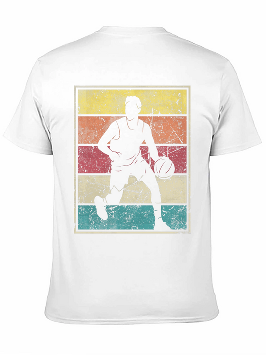Vintage Style Basketball Player T-Shirt