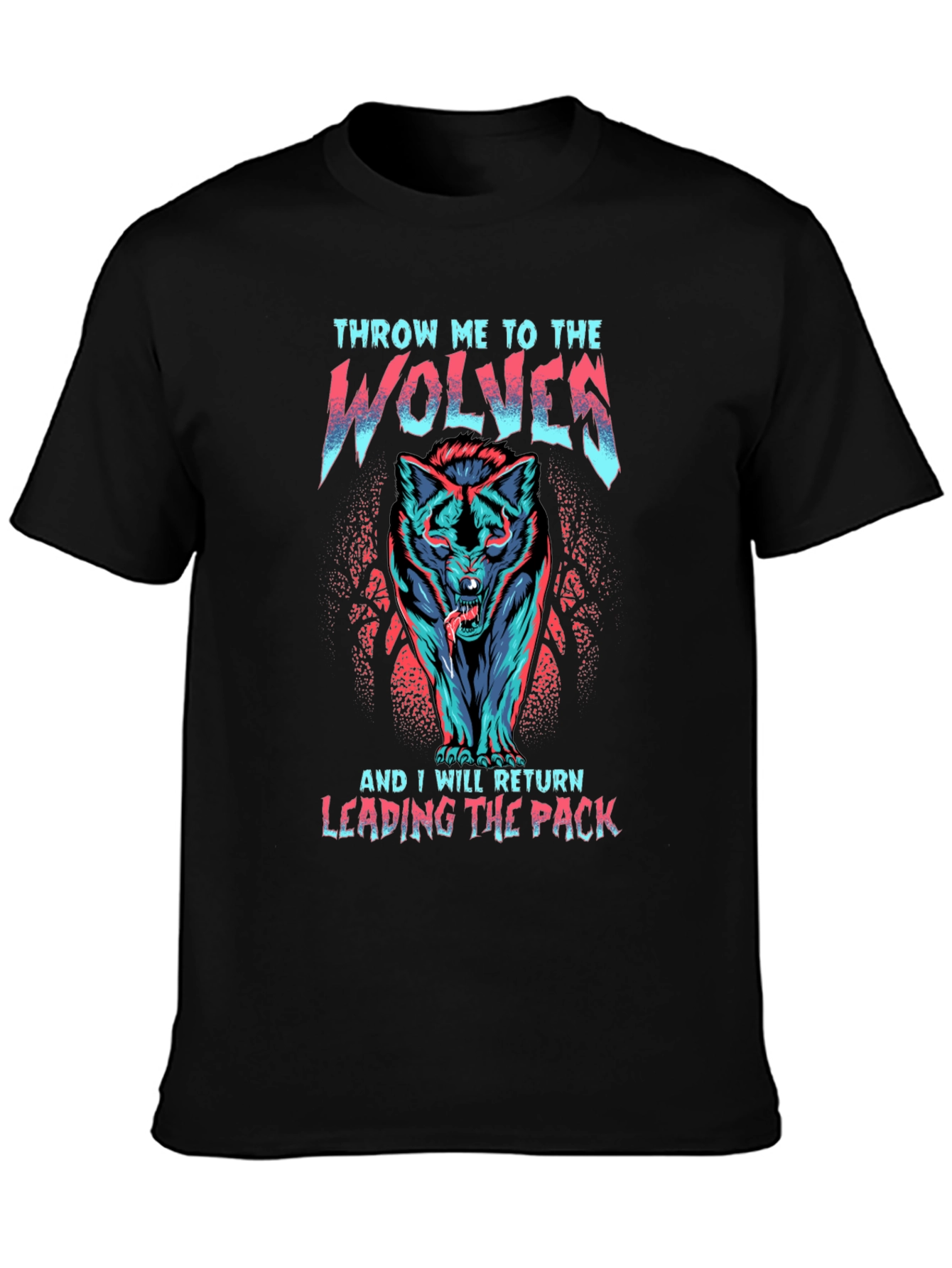 Wolf Pack Leader Graphic T-Shirt