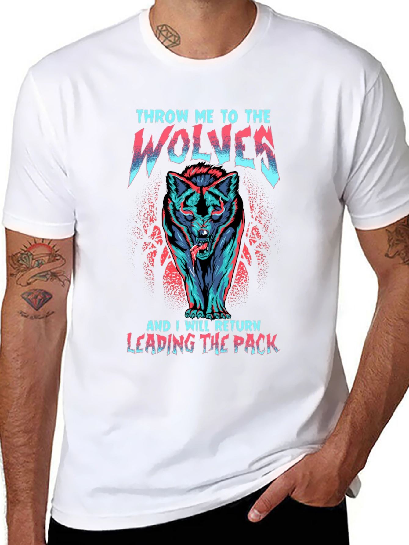 Wolf Pack Leader Graphic T-Shirt