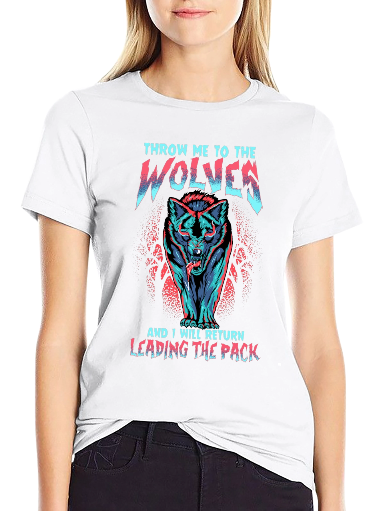 Wolf Pack Leader Graphic T-Shirt