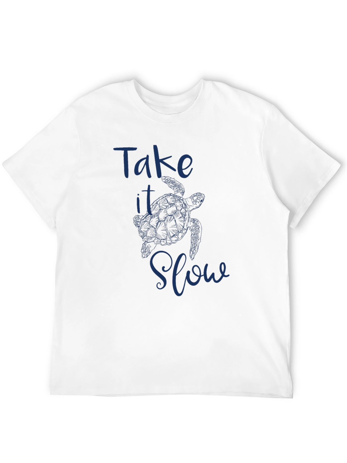 Take it Slow Turtle Graphic Tee - Black