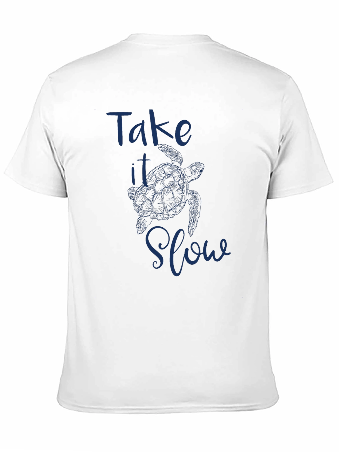 Take it Slow Turtle Graphic Tee - Black