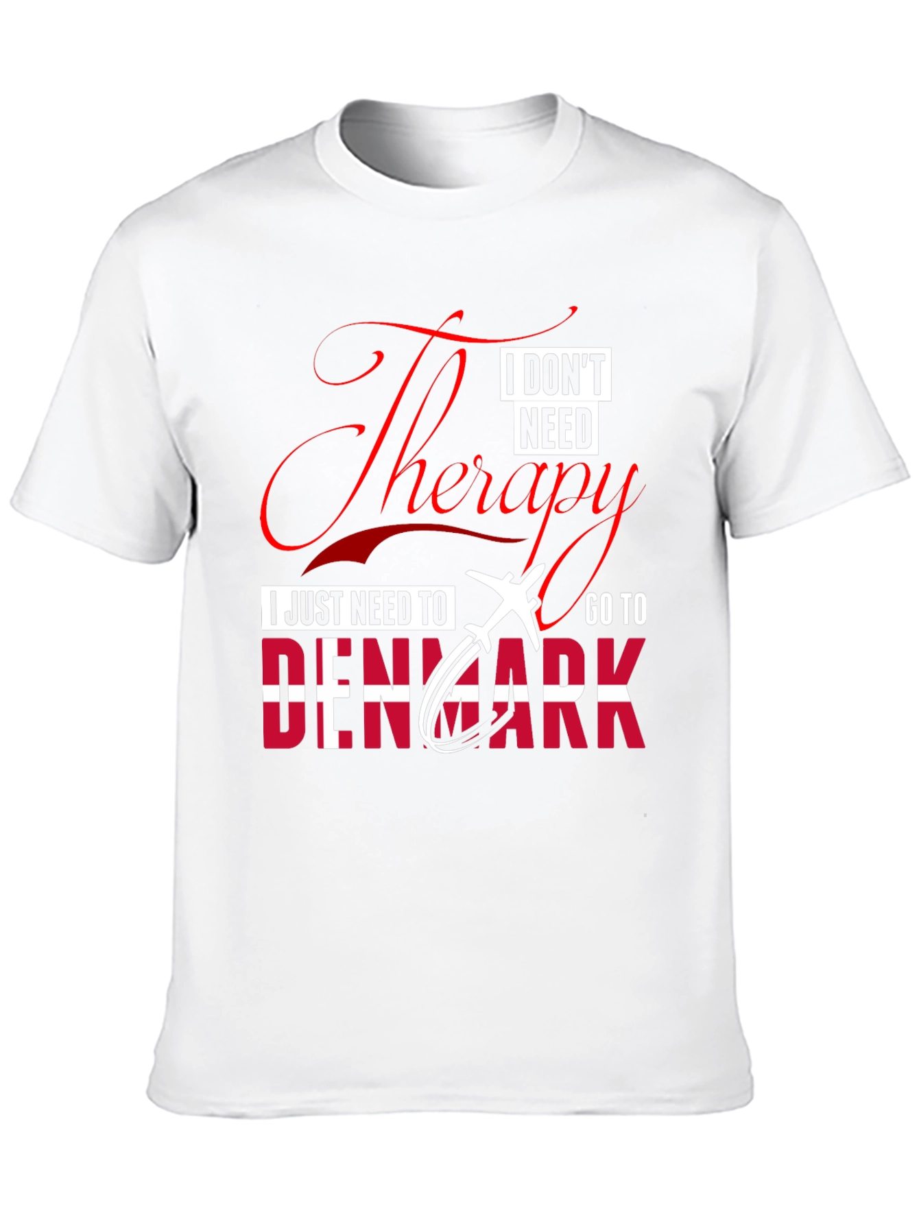 Therapy Denmark Black Graphic T-Shirt