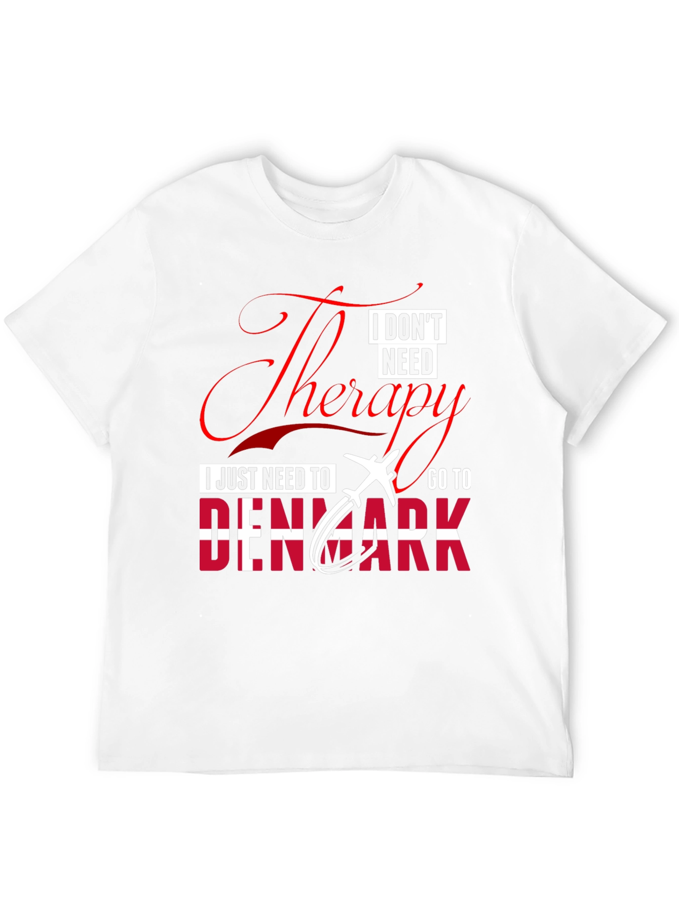Therapy Denmark Black Graphic T-Shirt
