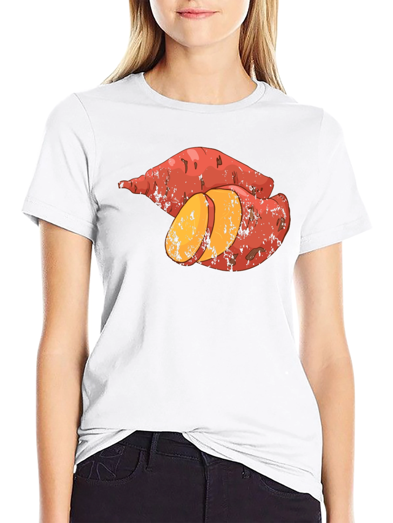 Sweet Potato T-Shirt - Unisex Black Tee