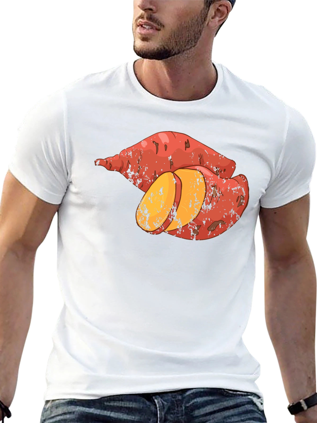 Sweet Potato T-Shirt - Unisex Black Tee