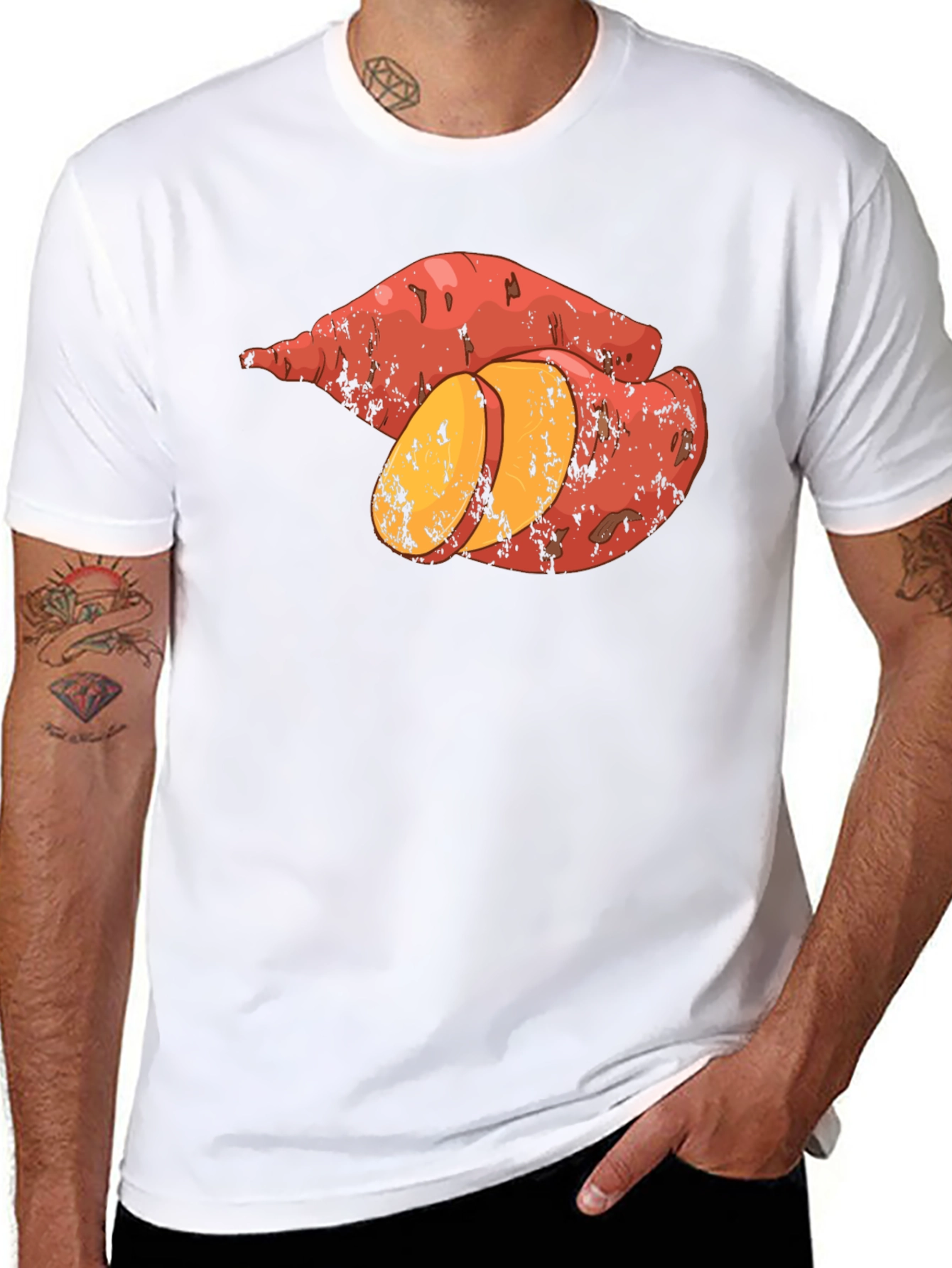 Sweet Potato T-Shirt - Unisex Black Tee