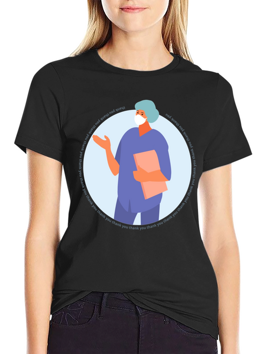 Thank You Healthcare Worker Graphic T-Shirt