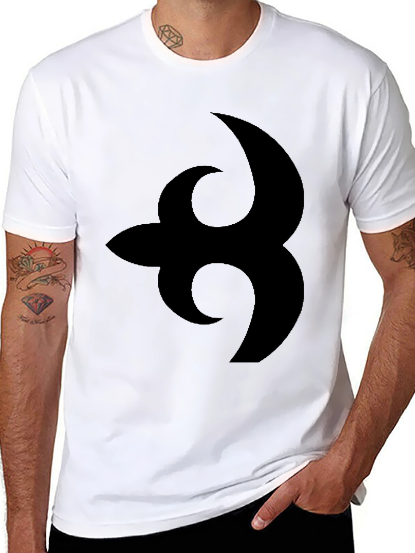 Symbol Graphic Black T-Shirt