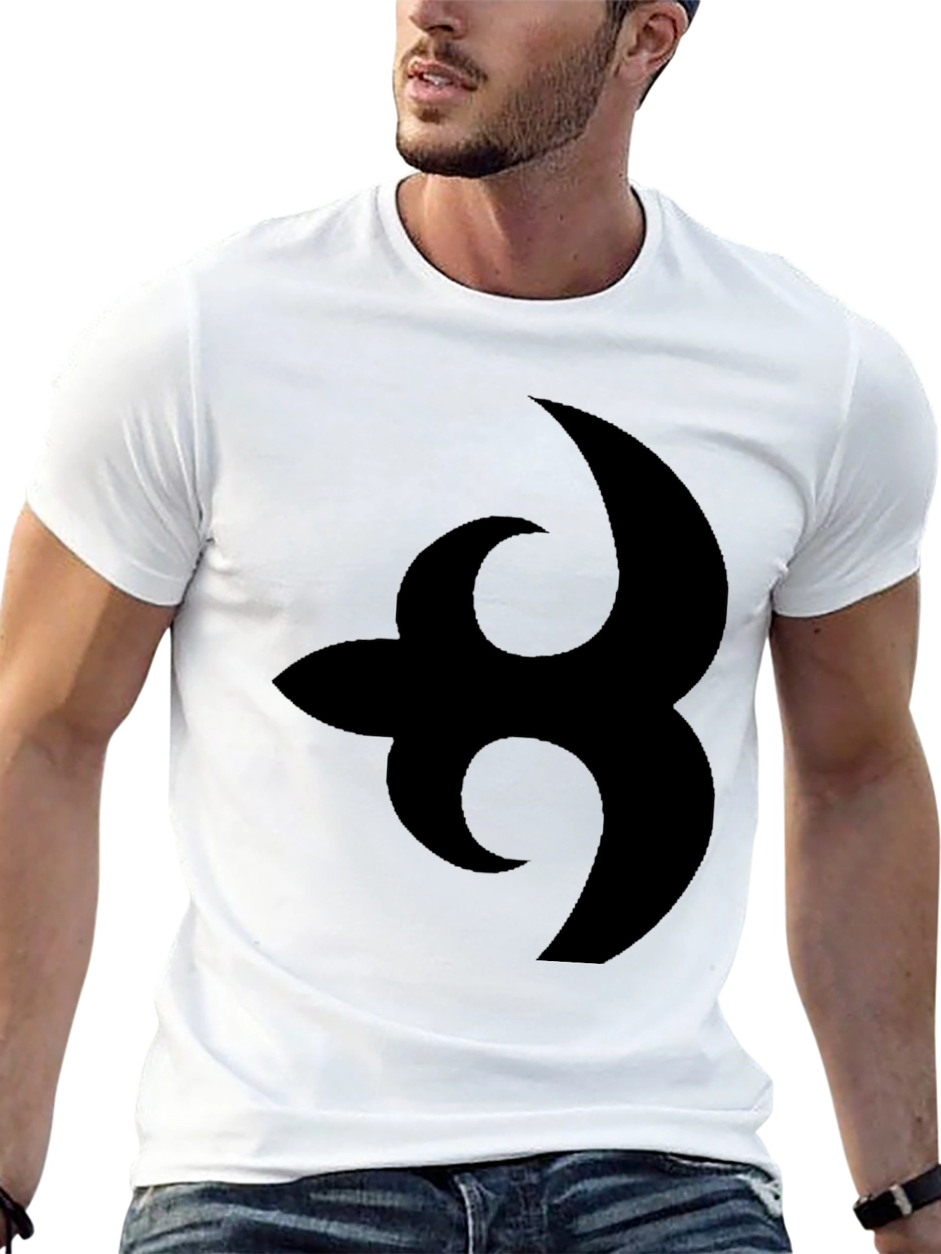 Symbol Graphic Black T-Shirt