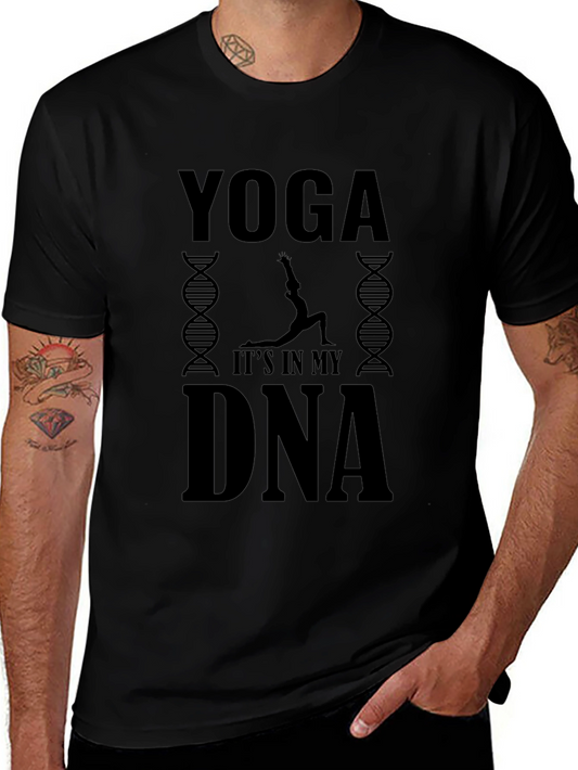 Yoga DNA Graphic Tee - Black