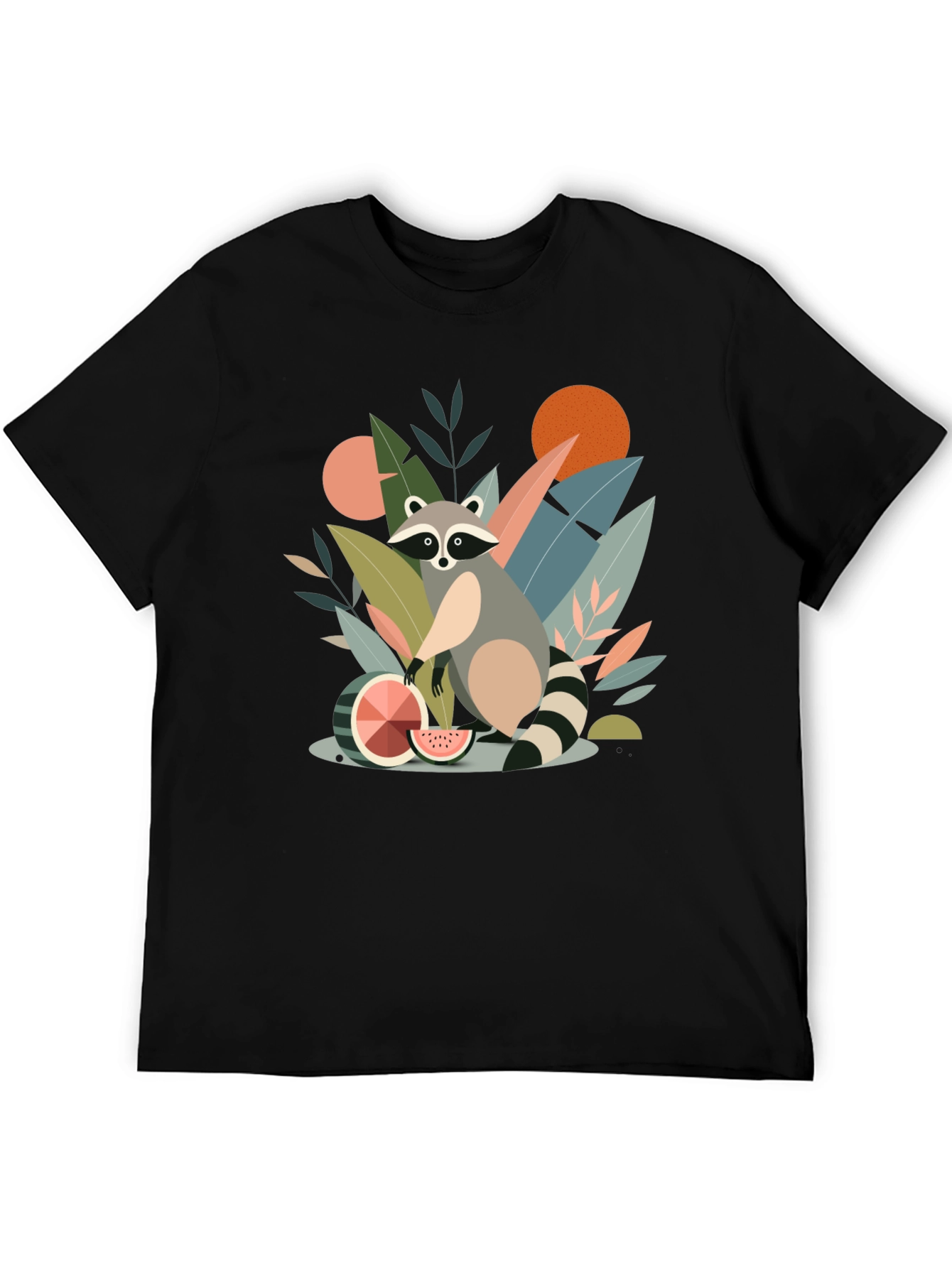 Whimsical Raccoon Graphic T-Shirt - Unique Design