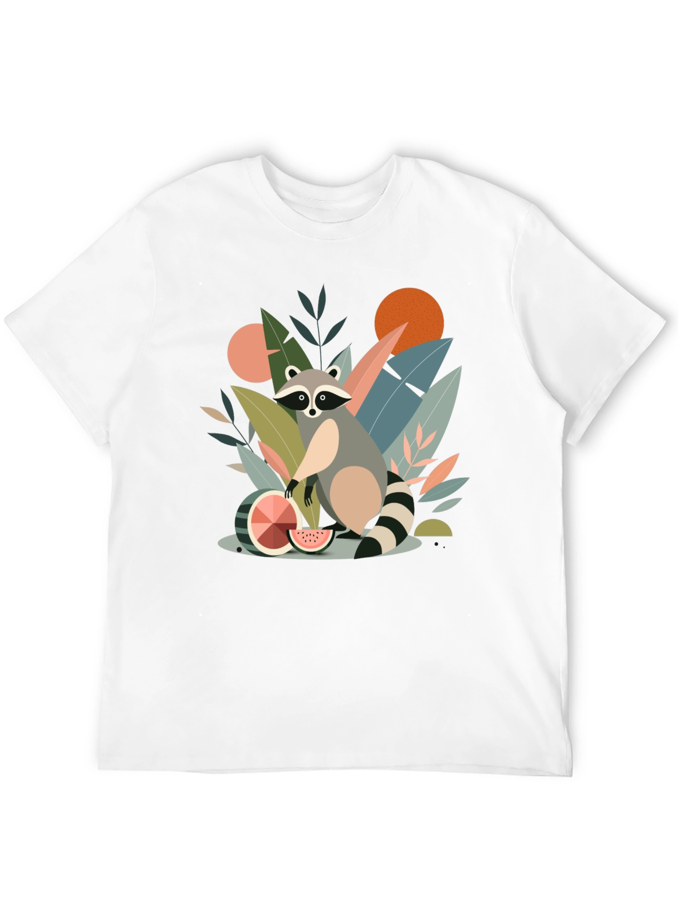 Whimsical Raccoon Graphic T-Shirt - Unique Design