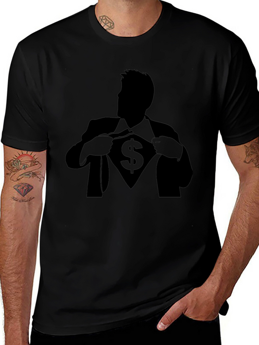 Super Money Man Black T-Shirt