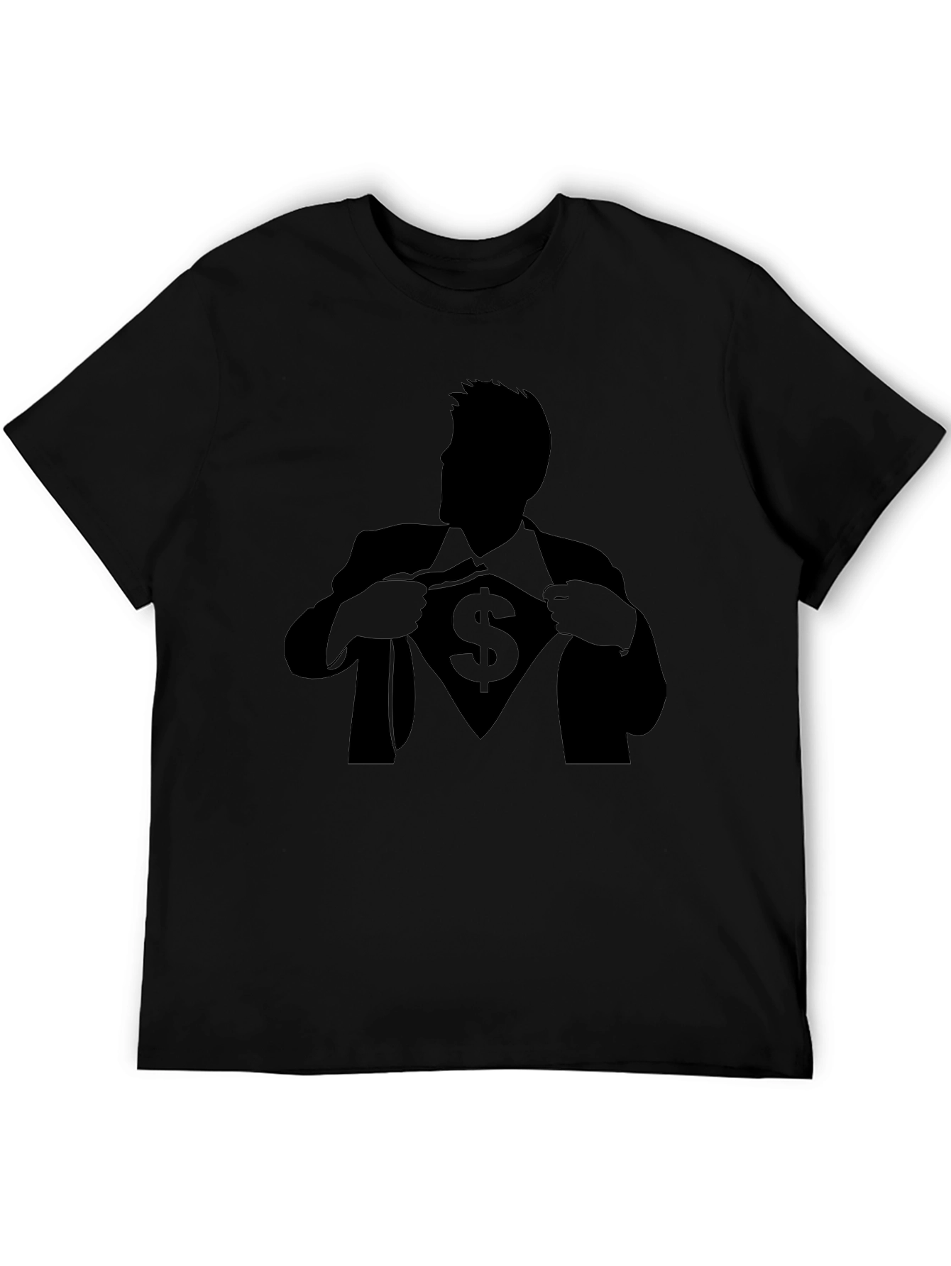 Super Money Man Black T-Shirt