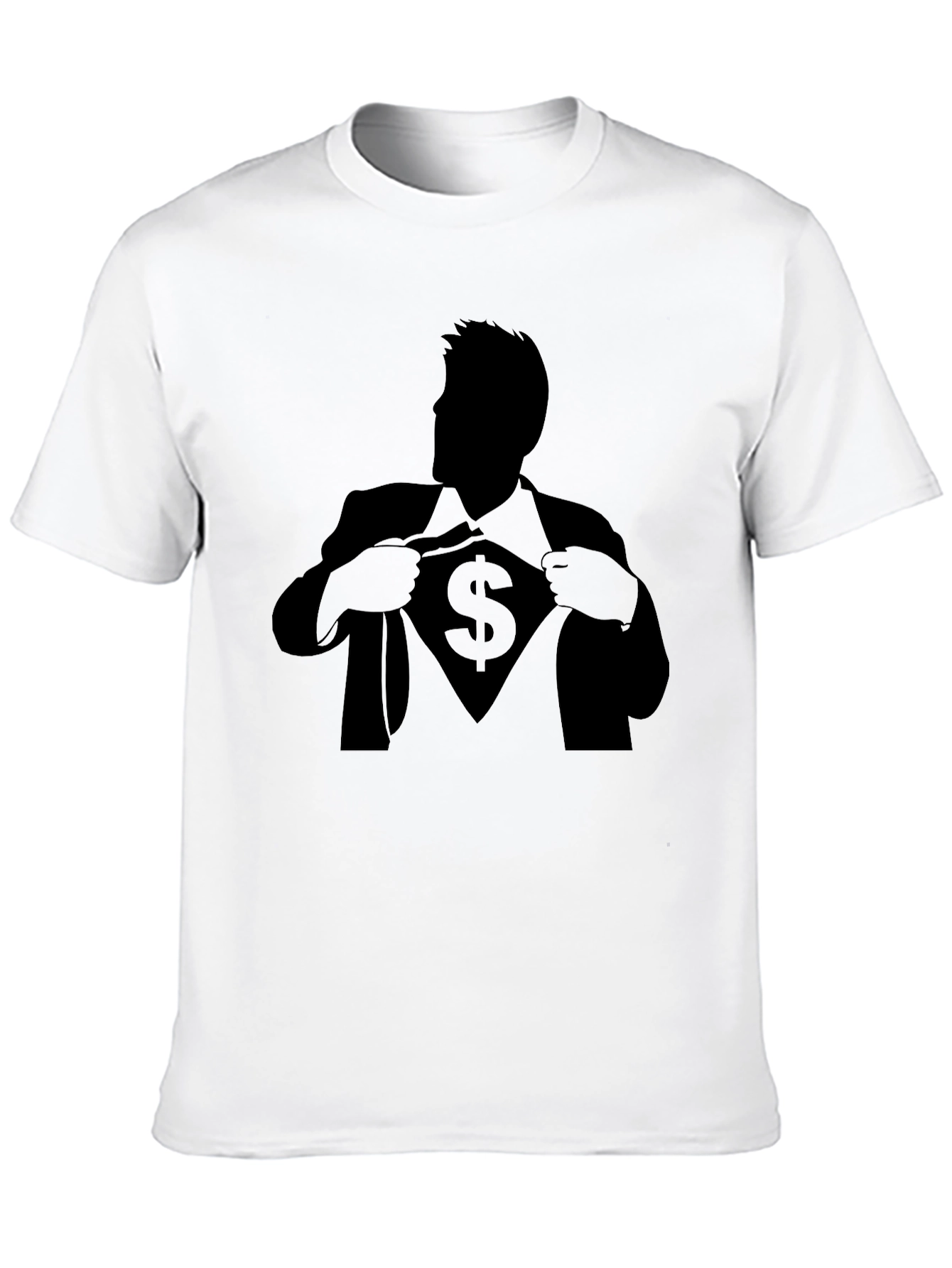 Super Money Man Black T-Shirt