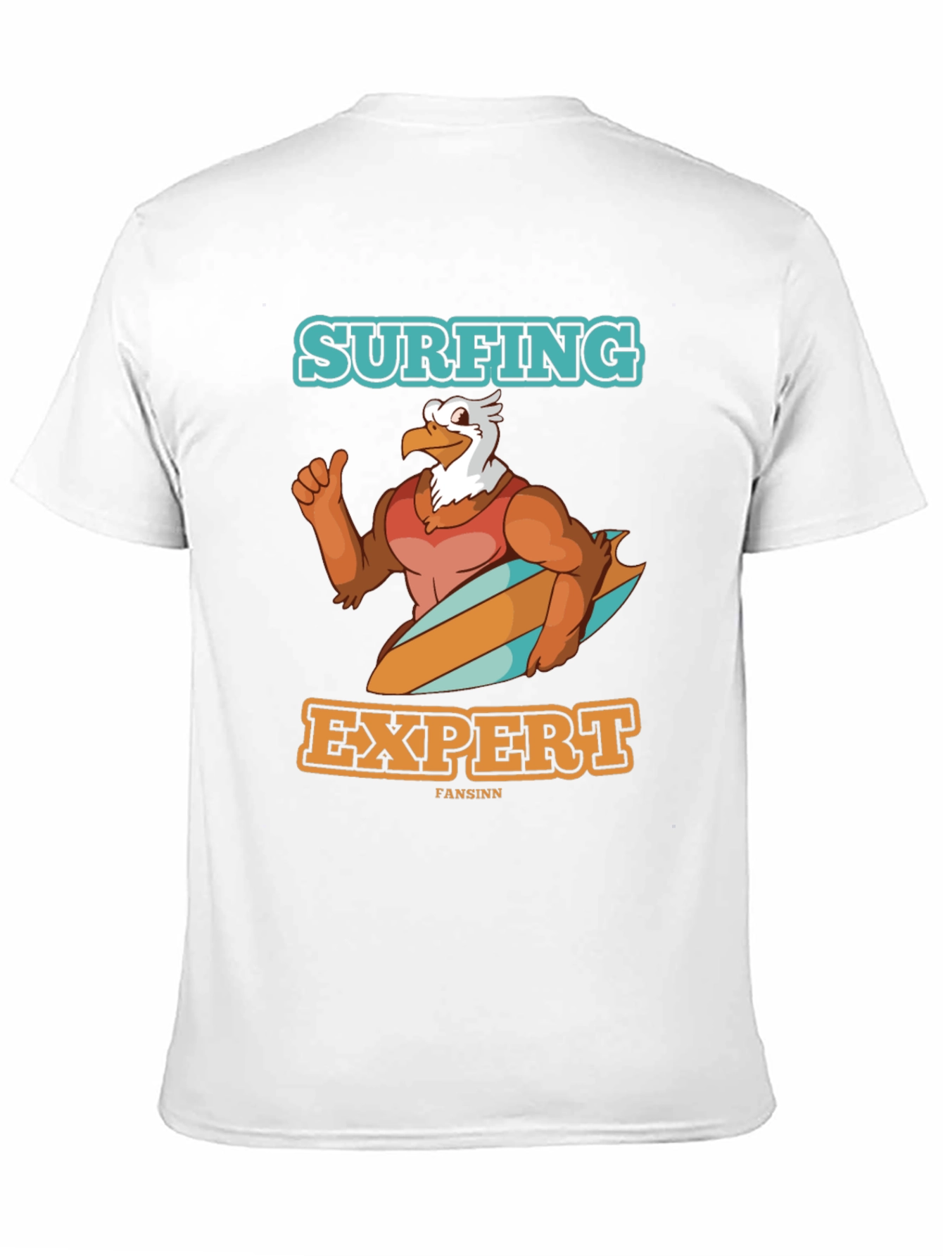 Surfing Expert Eagle Black T-Shirt