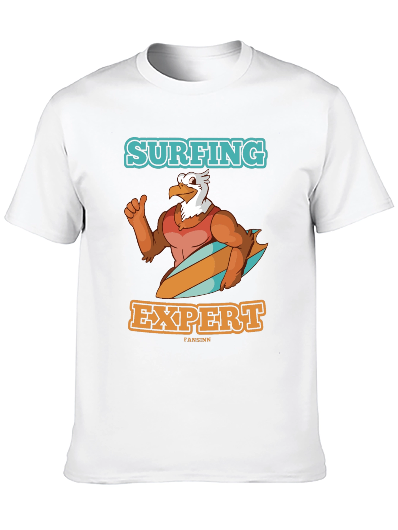 Surfing Expert Eagle Black T-Shirt