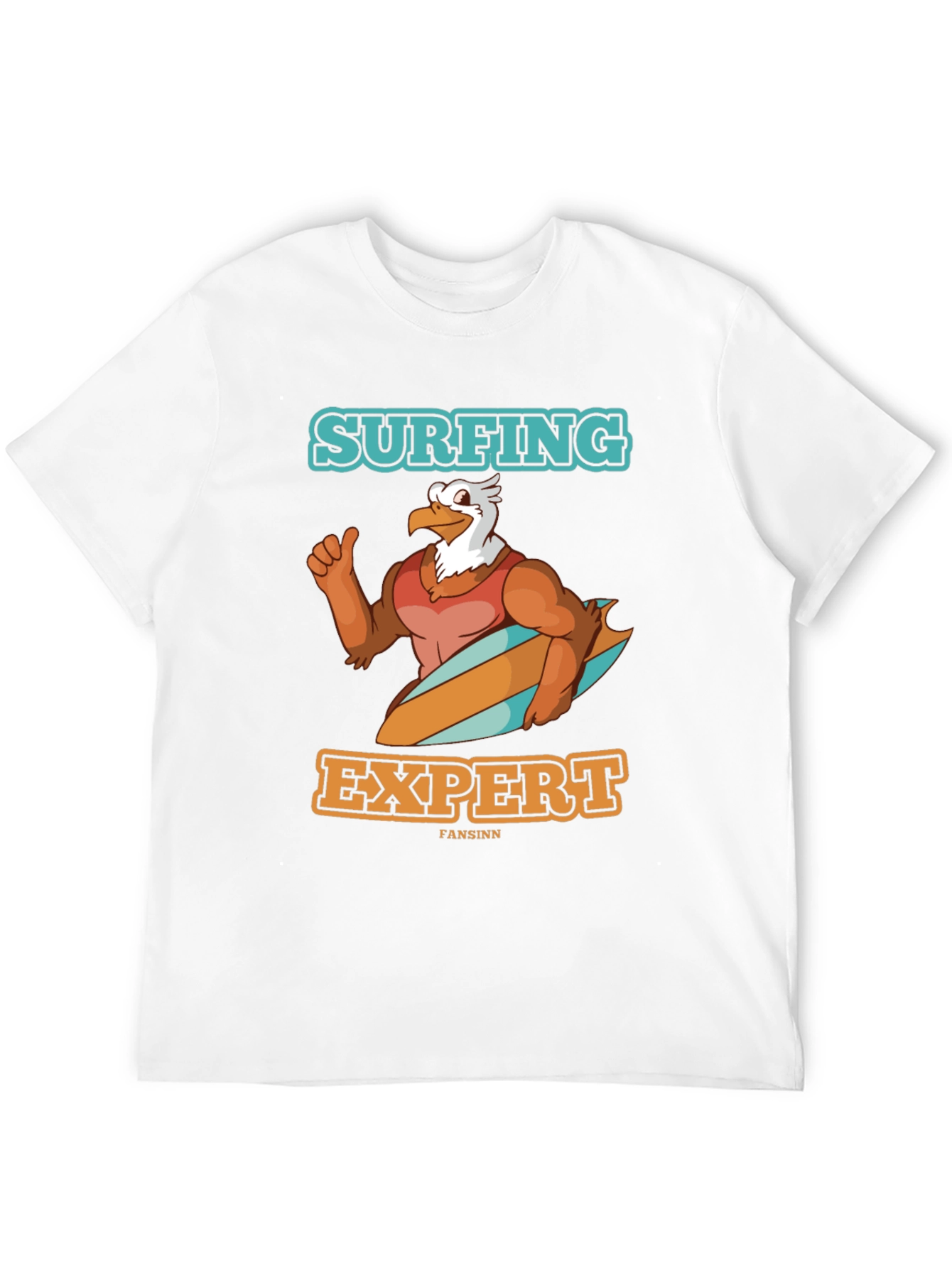 Surfing Expert Eagle Black T-Shirt