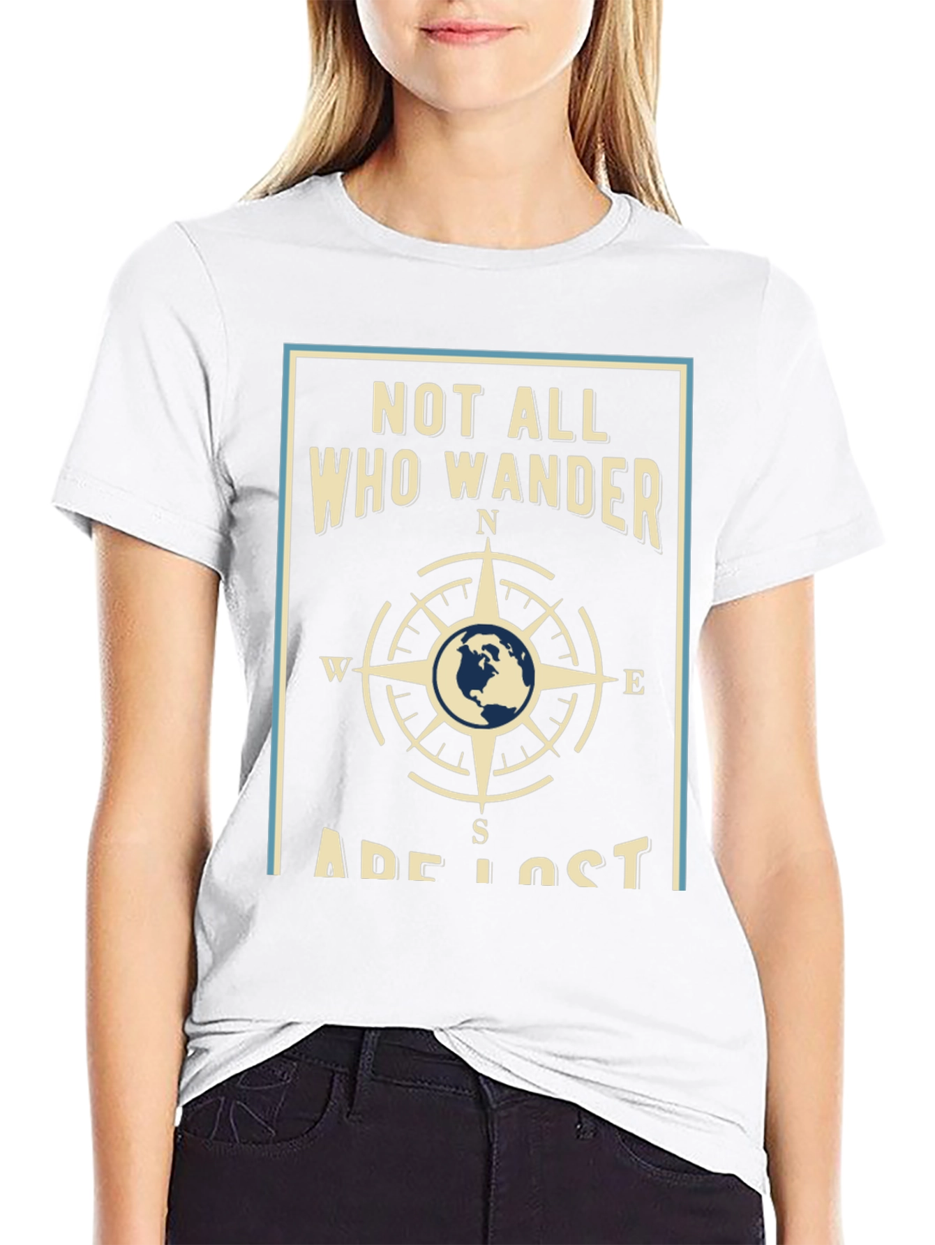 Wanderlust T-Shirt - Not All Who Wander Are Lost