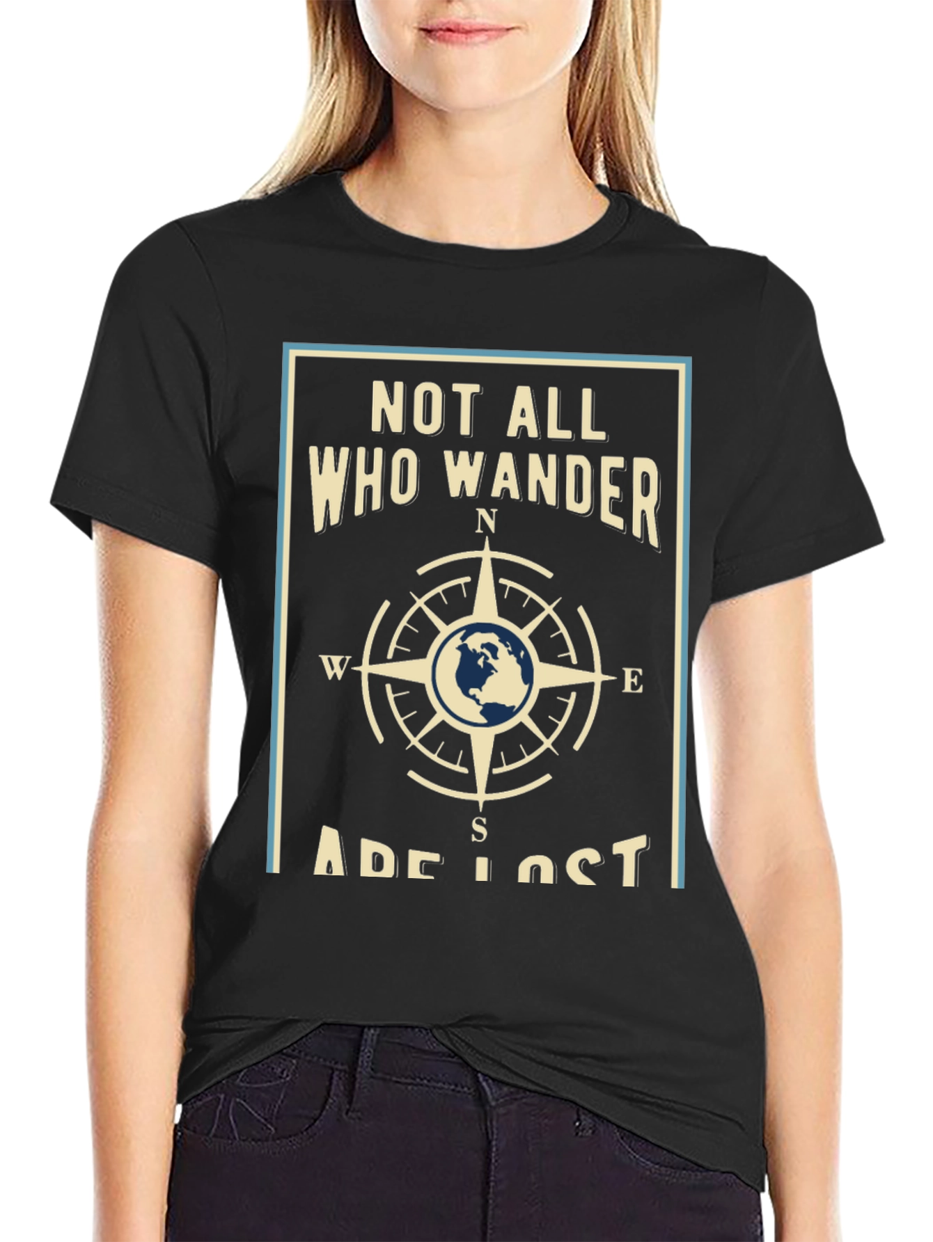 Wanderlust T-Shirt - Not All Who Wander Are Lost