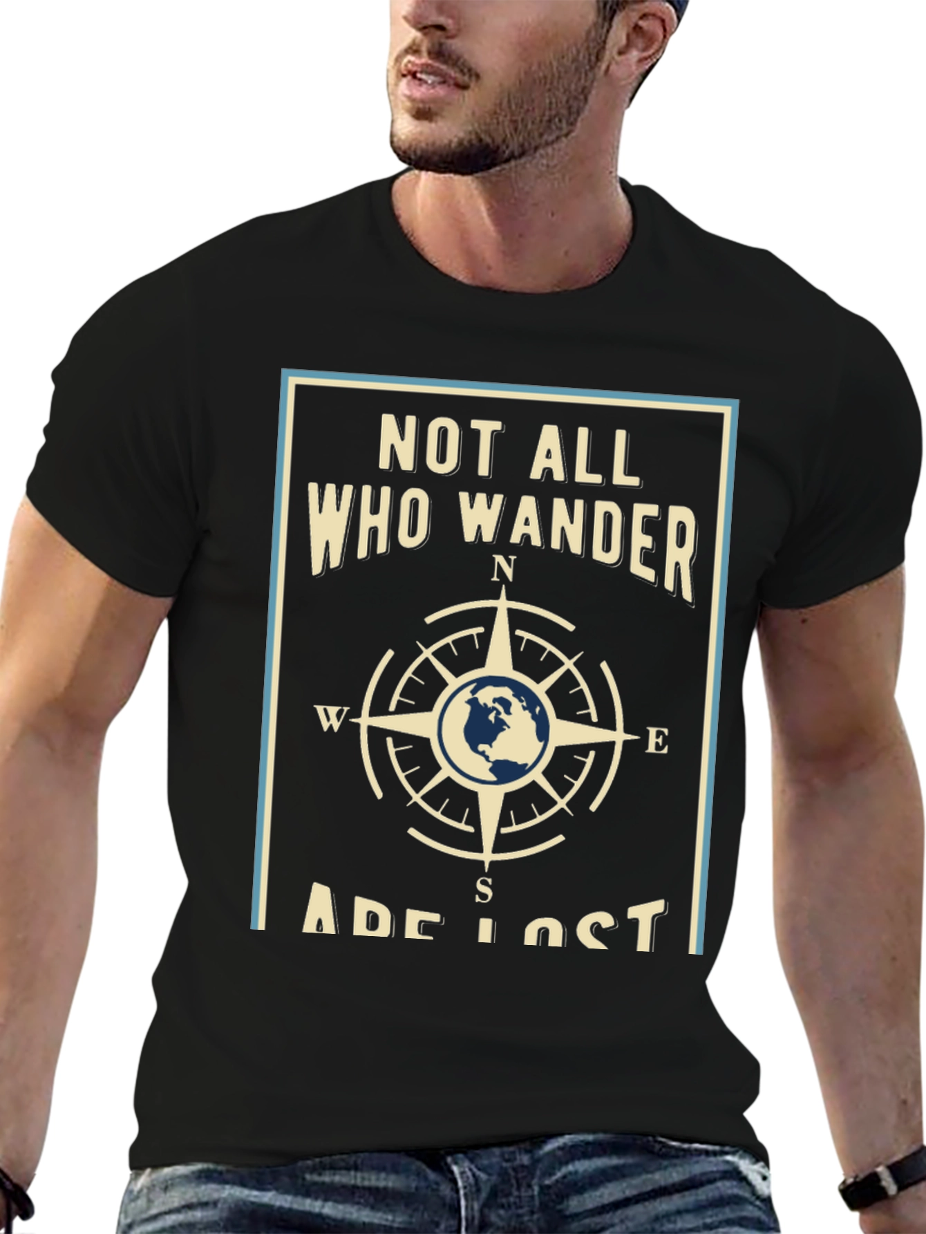 Wanderlust T-Shirt - Not All Who Wander Are Lost