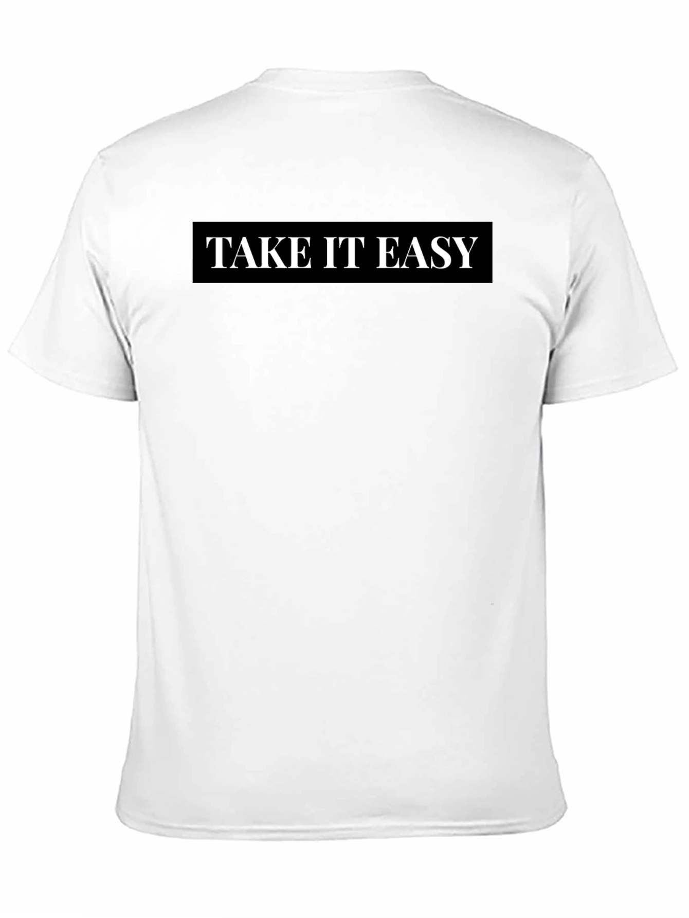 Take it Easy Black Graphic Tee