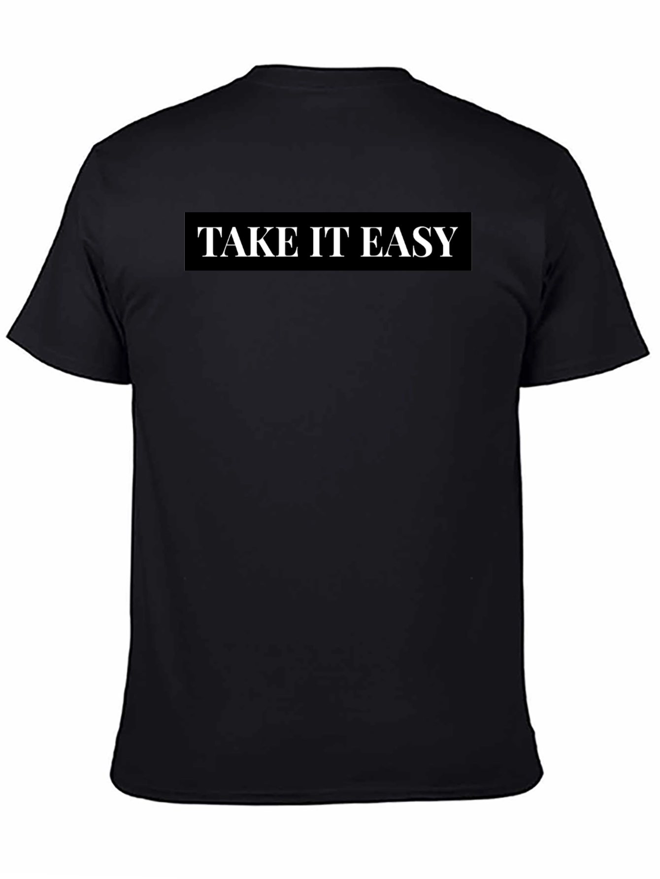 Take it Easy Black Graphic Tee