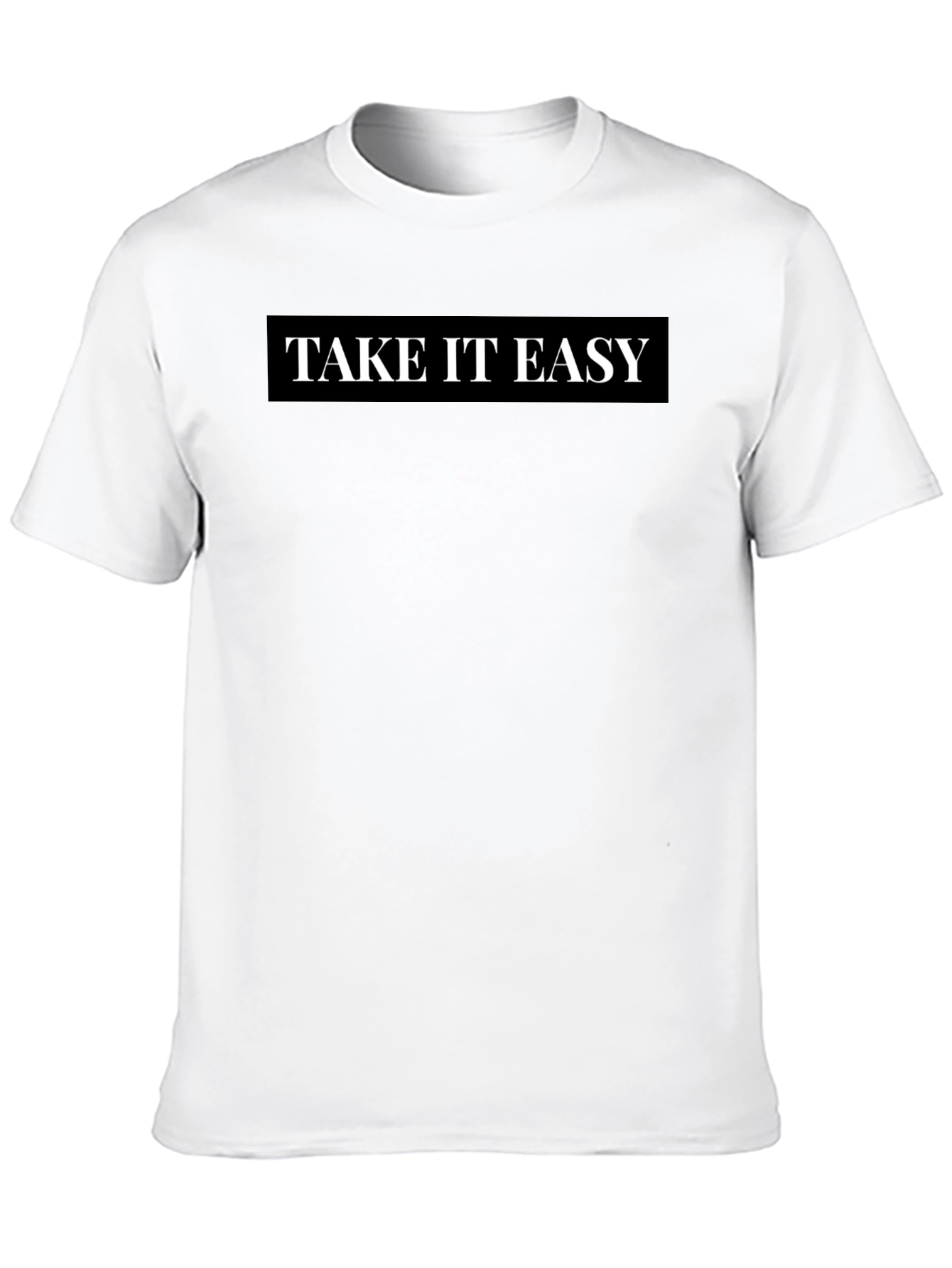 Take it Easy Black Graphic Tee