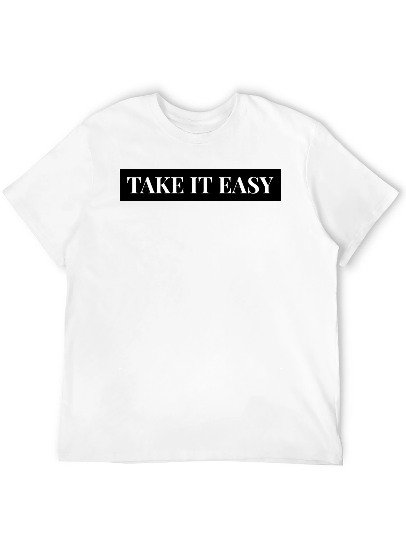 Take it Easy Black Graphic Tee