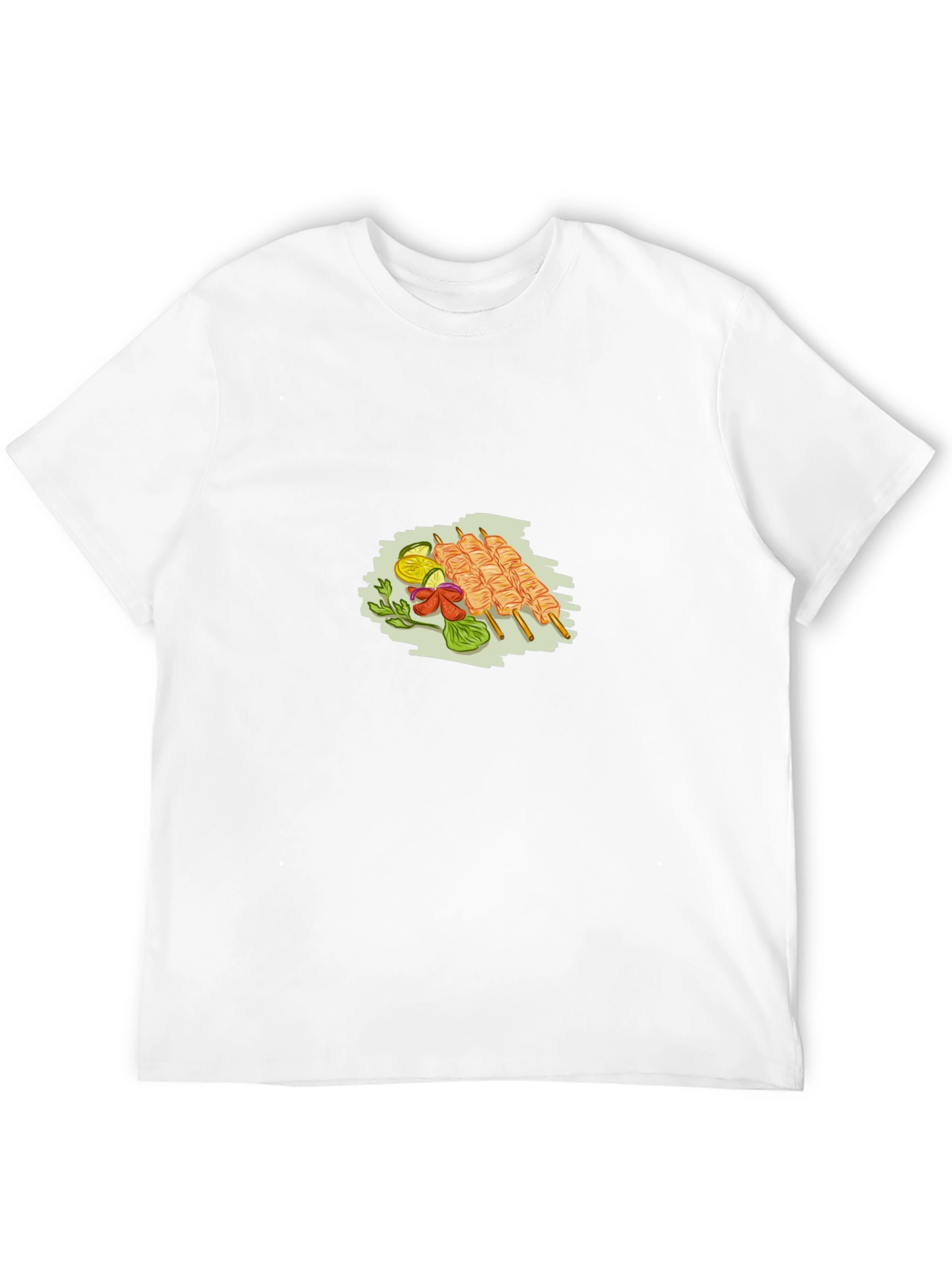 Unique Foodie T-Shirt: Skewers Design