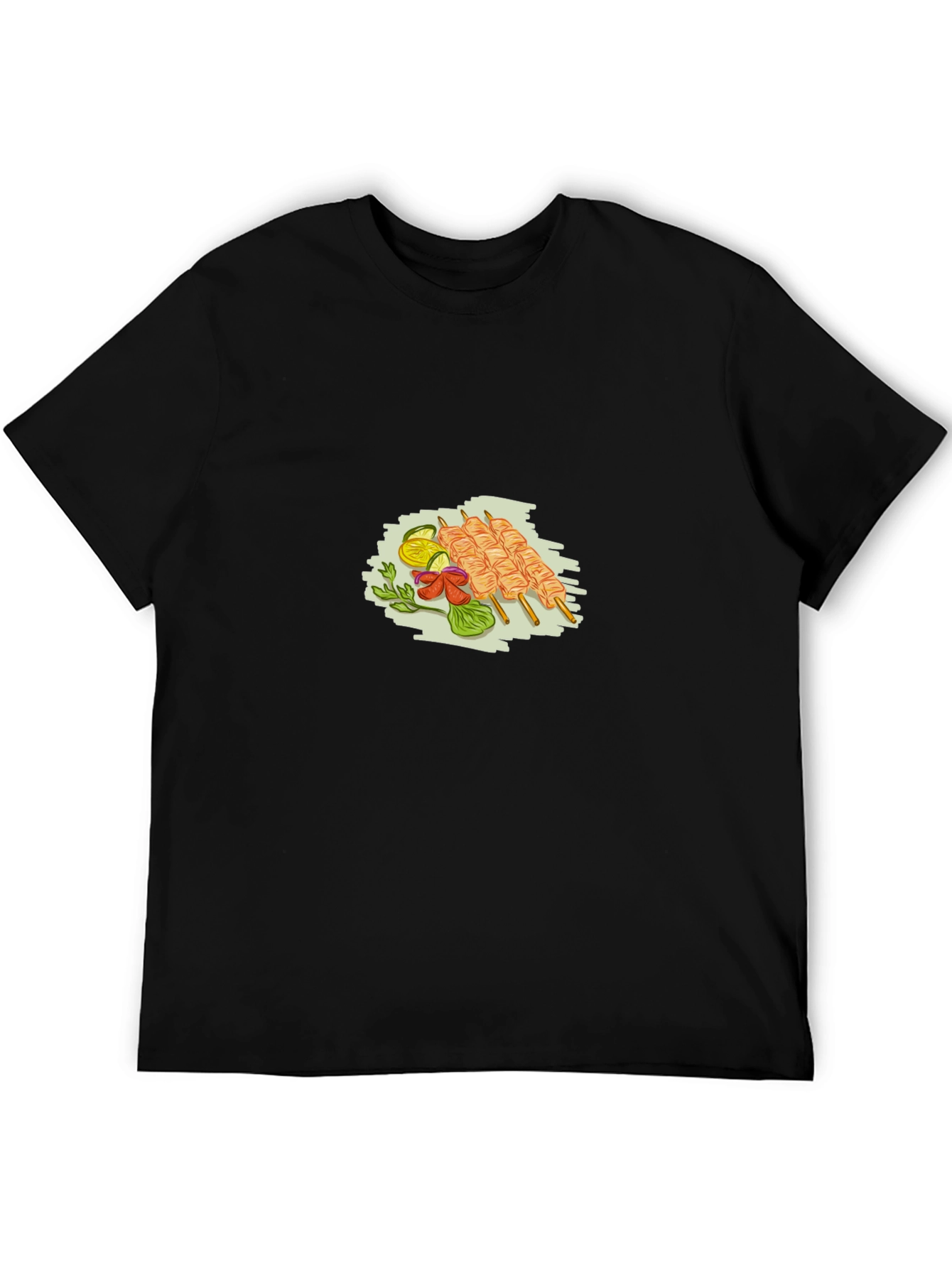 Unique Foodie T-Shirt: Skewers Design