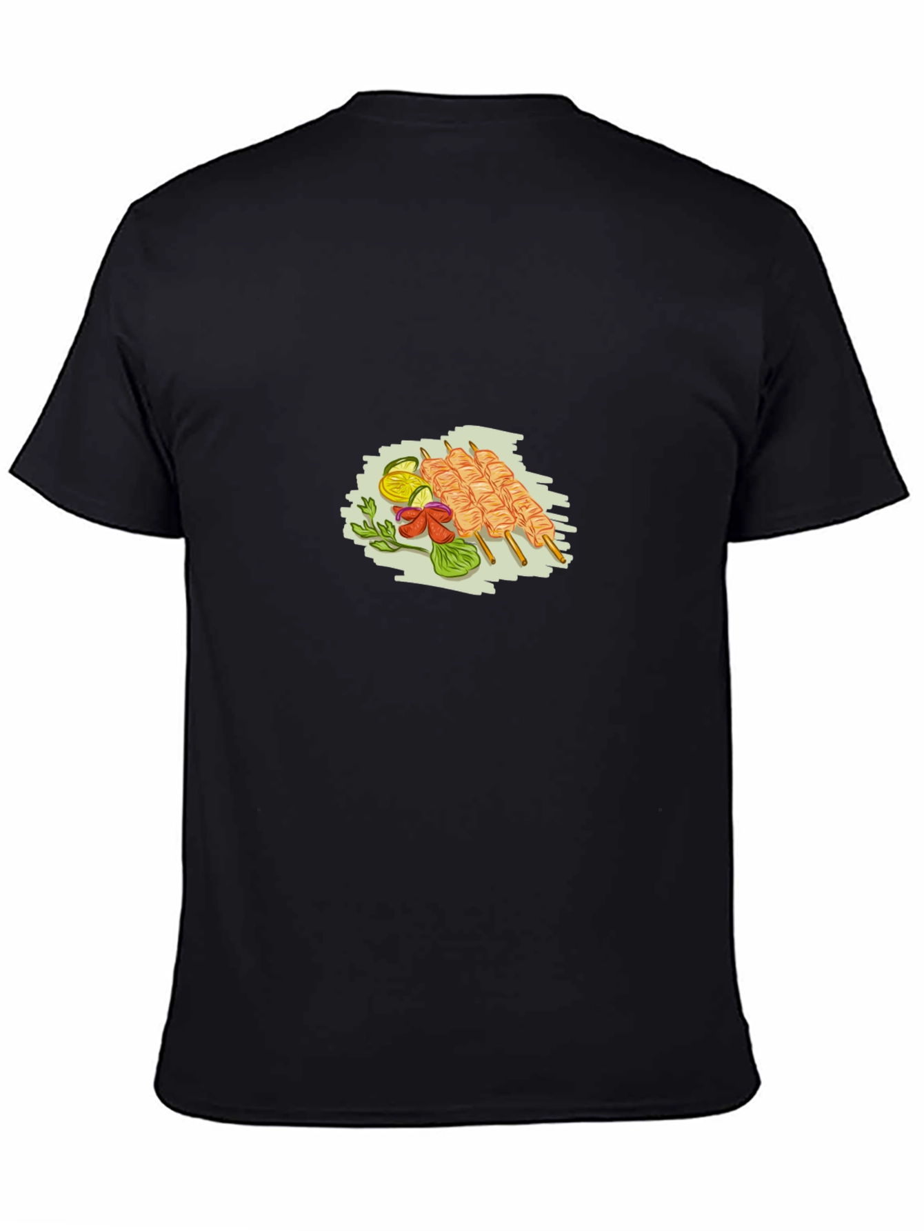 Unique Foodie T-Shirt: Skewers Design
